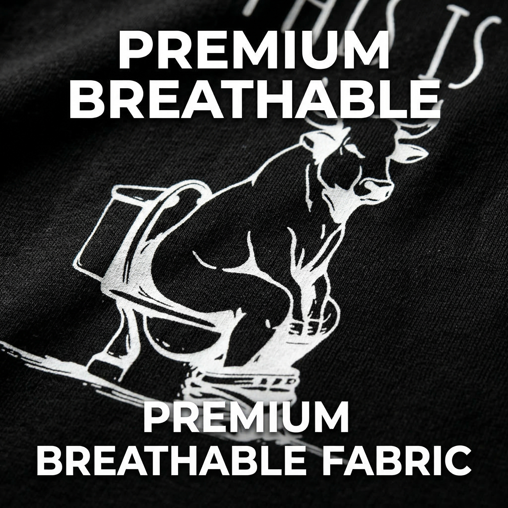 TEECURENT This Is Bull On Toilet Pure Cotton Short Sleeve T Shirt HOT