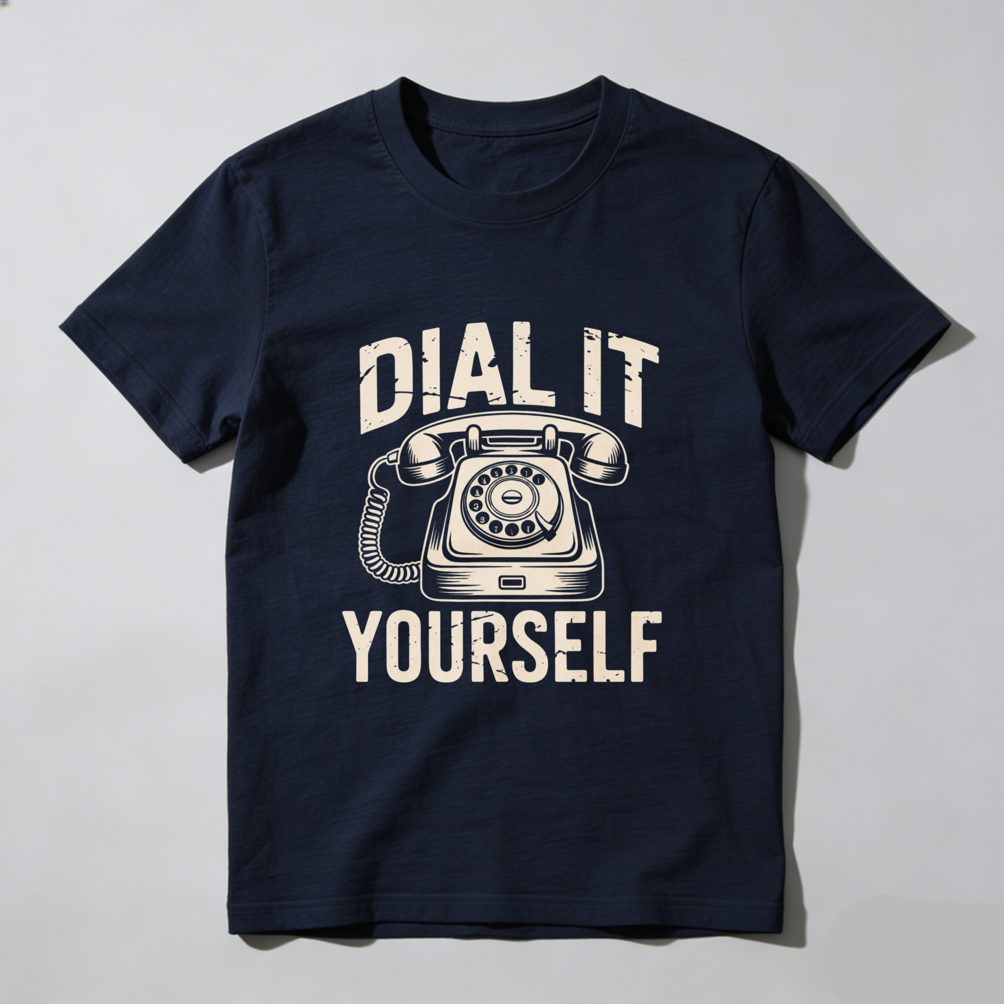 Dial It Yourself Vintage Telephone Graphic T-Shirt Made In Usa