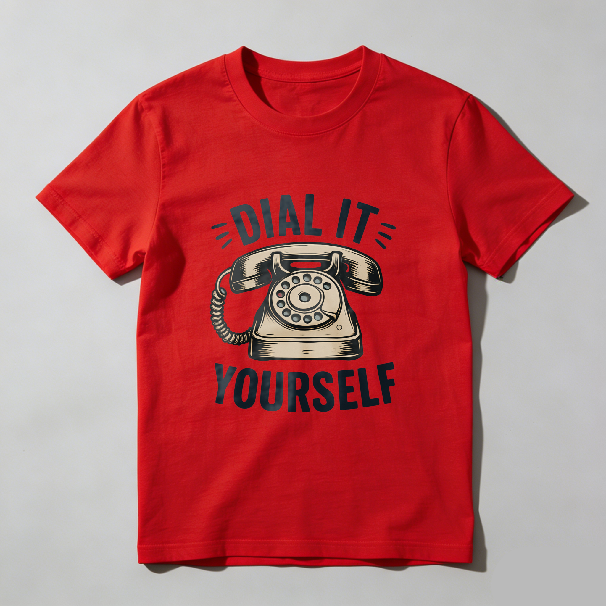 Dial It Yourself Vintage Telephone Graphic T-Shirt Made In Usa