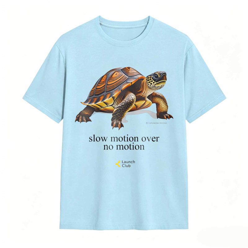 Turtle Slow Motion Over No Motion Unisex Classic T-shirt