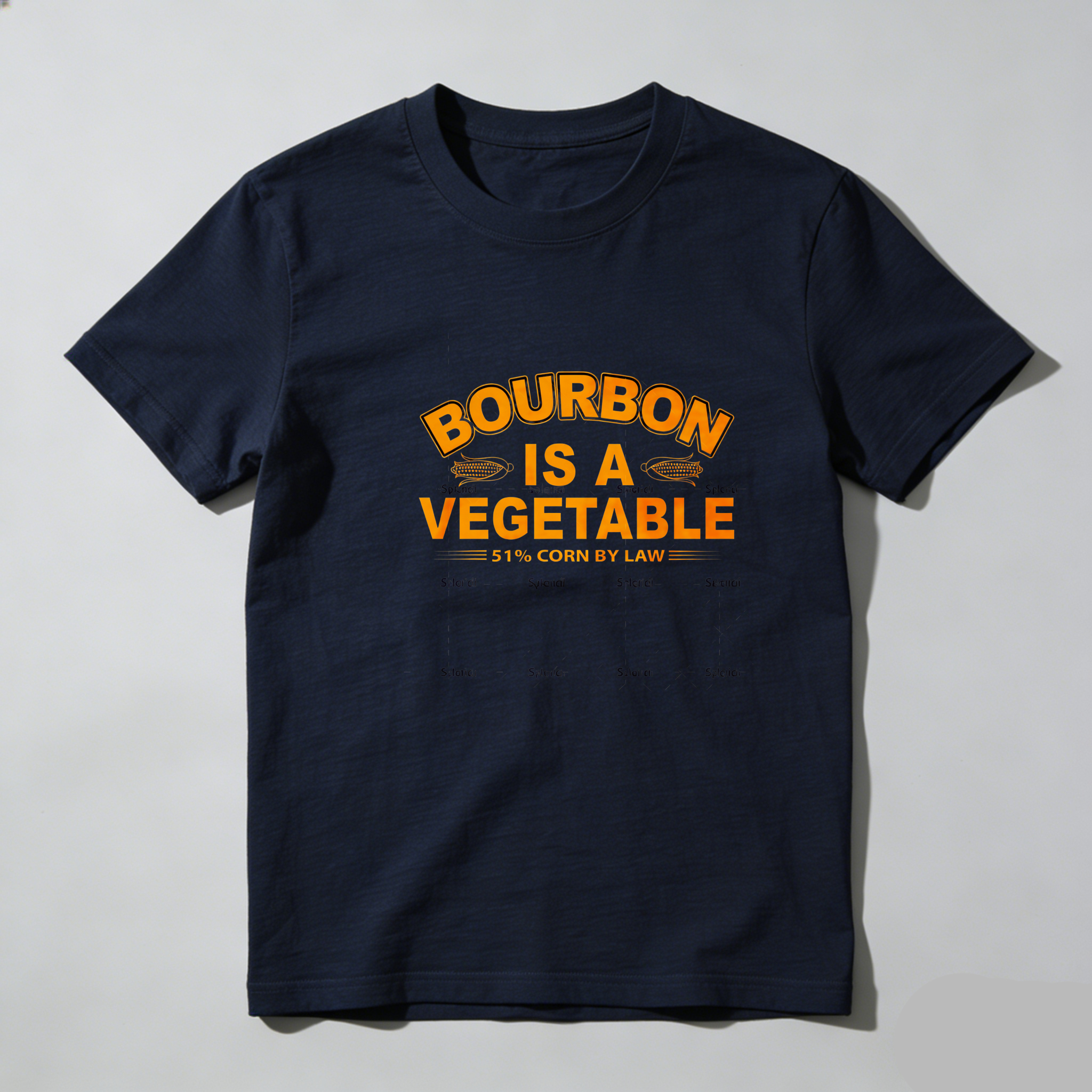 TEECURENT Bourbon Is A Vegetable 51 Percent Corn By Law Pure Cotton Short Sleeve T Shirt-TeeCurent