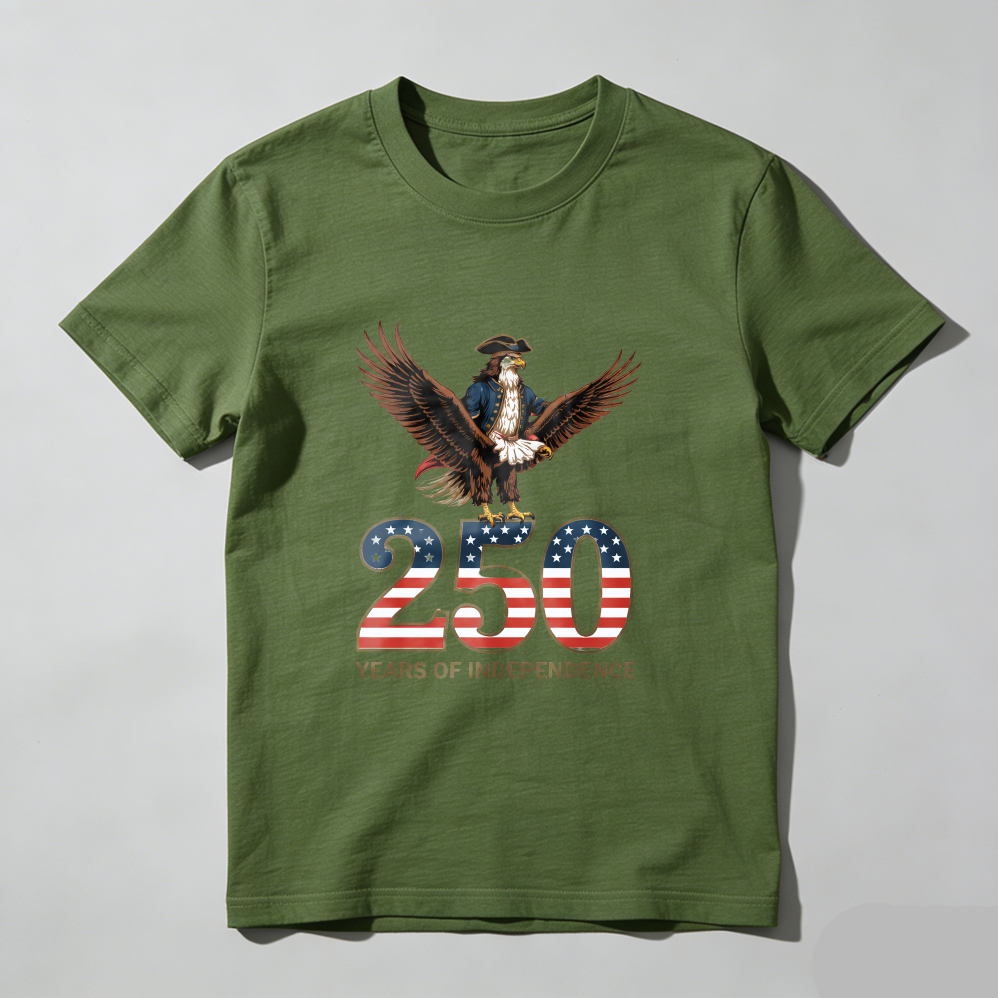250 Years Of Independence American Eagle Patriotic T-Shirt For Men And Women Celebrating Usa Independence Day 2026