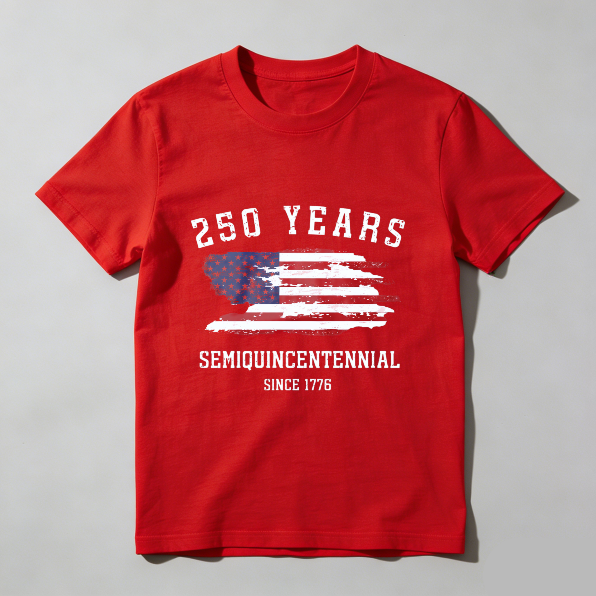 250 Years Semiquincentennial Since 1776 American Flag T-Shirt