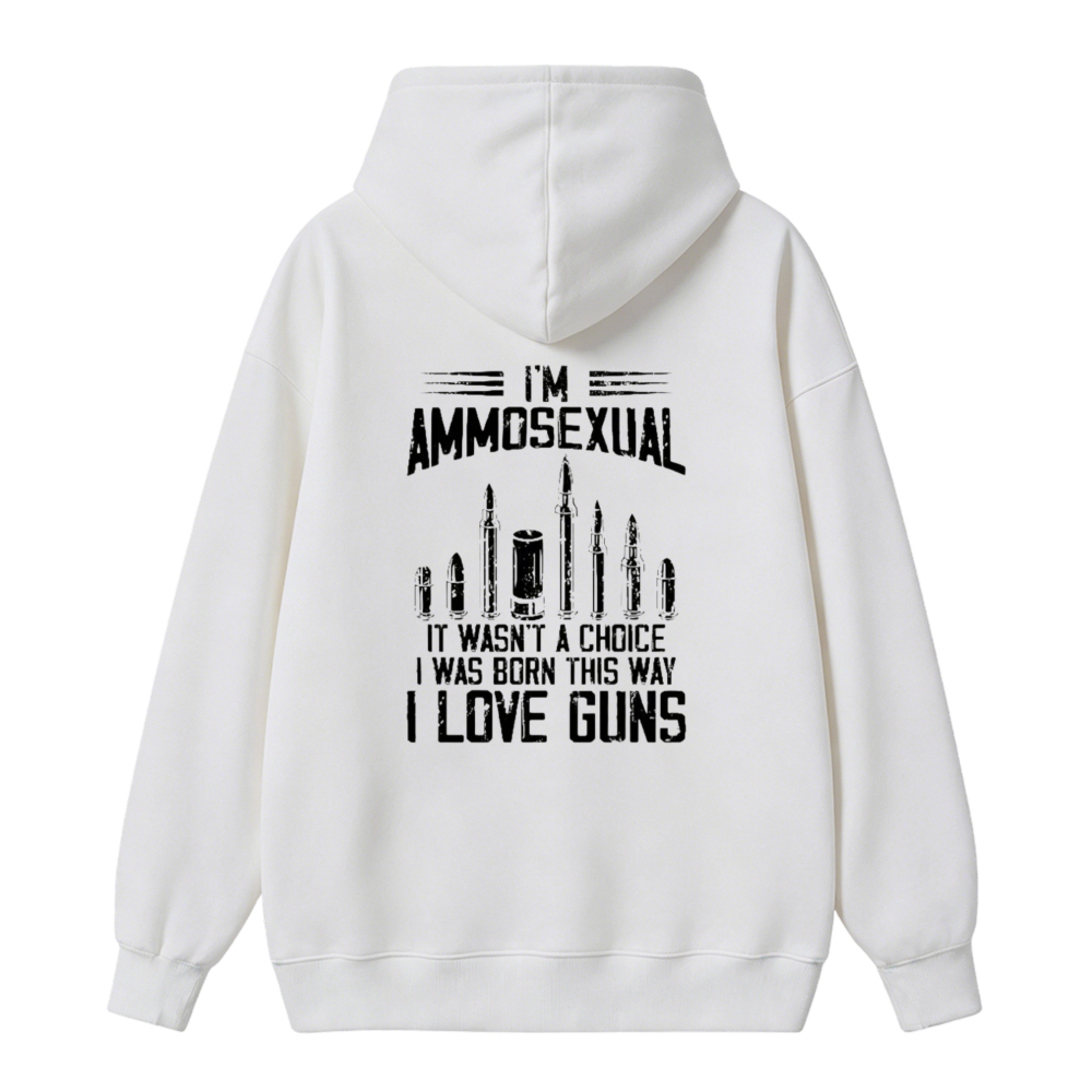 I Love Guns Ammosexual Unisex Classic Hoodie