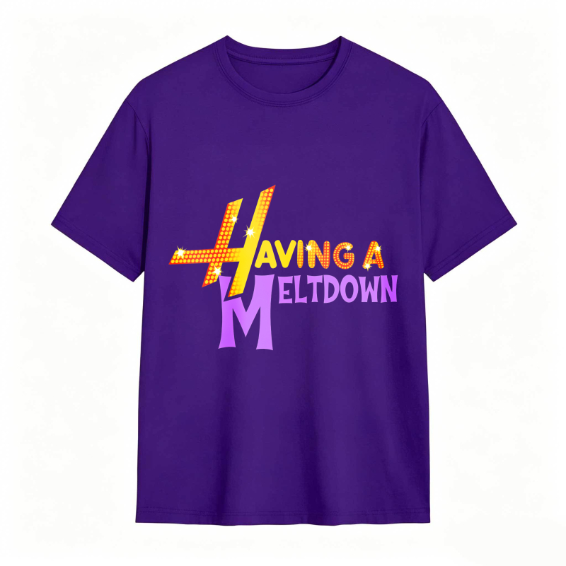 Having A Meltdown With Lightning Bolt Design Unisex Classic T-shirt