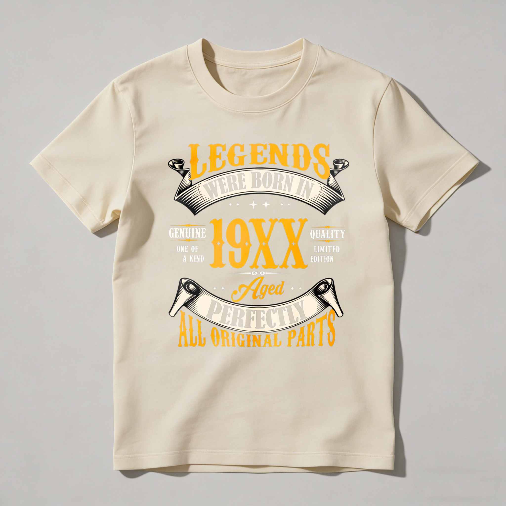 Legends Were Born In 19XX Aged Perfectly All Original Parts Unisex Classic T-shirt
