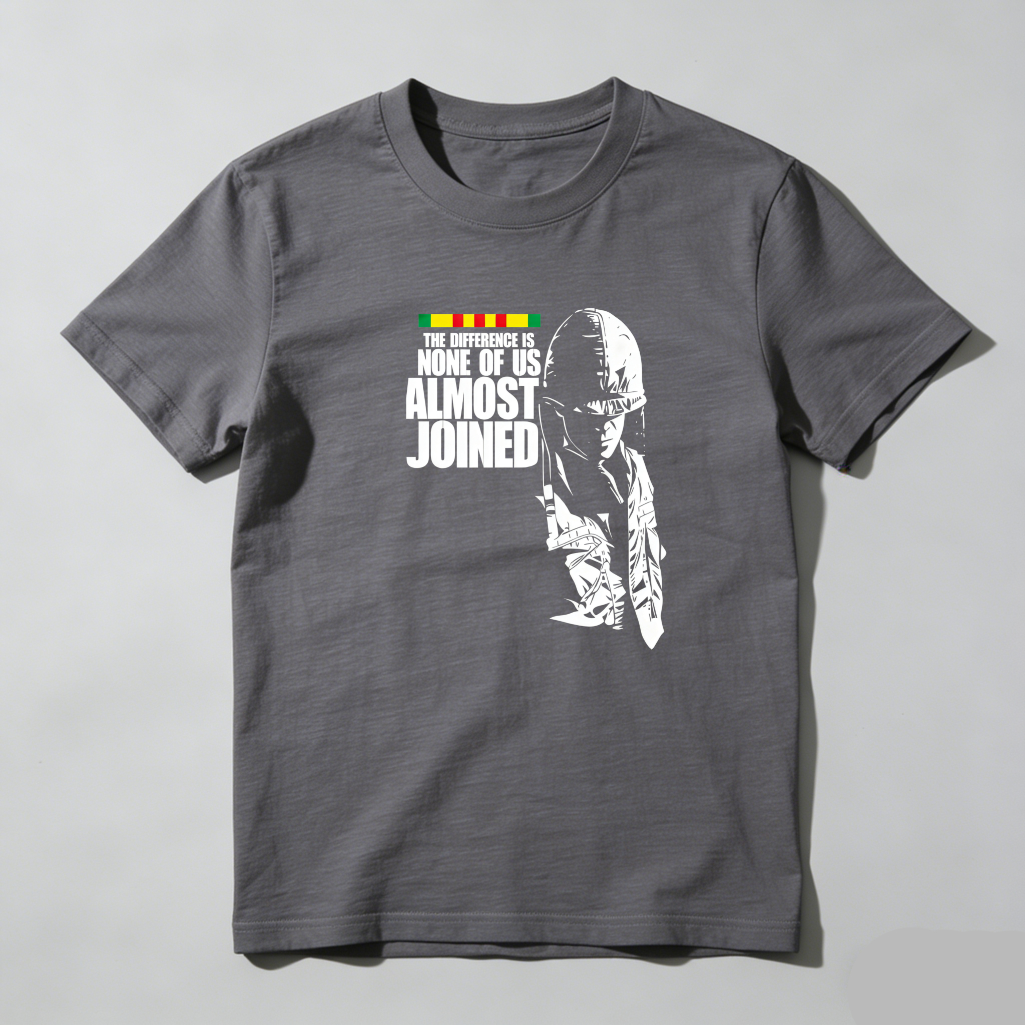 TEECURENT The Difference Is None Of Us Almost Joined Pure Cotton Short Sleeve T Shirt-TeeCurent