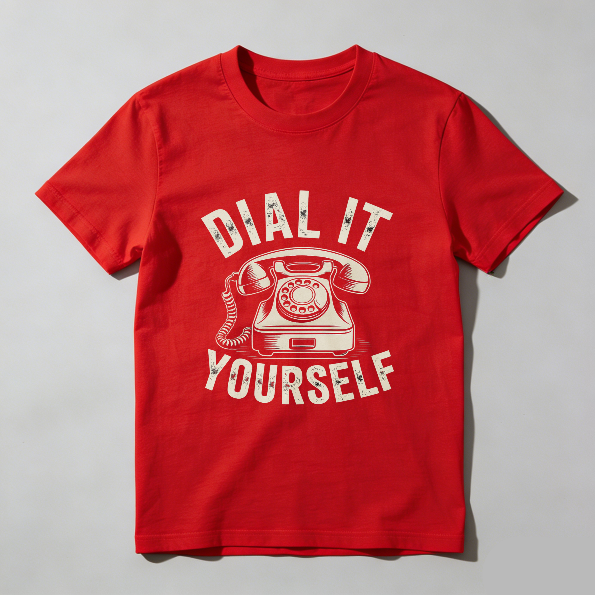 Dial It Yourself Vintage Telephone Graphic T-Shirt Made In Usa