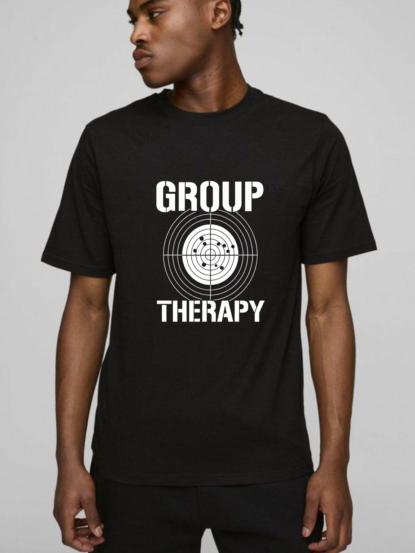 TEECURENT Group Therapy Target Design Pure Cotton Short Sleeve T Shirt-TeeCurent