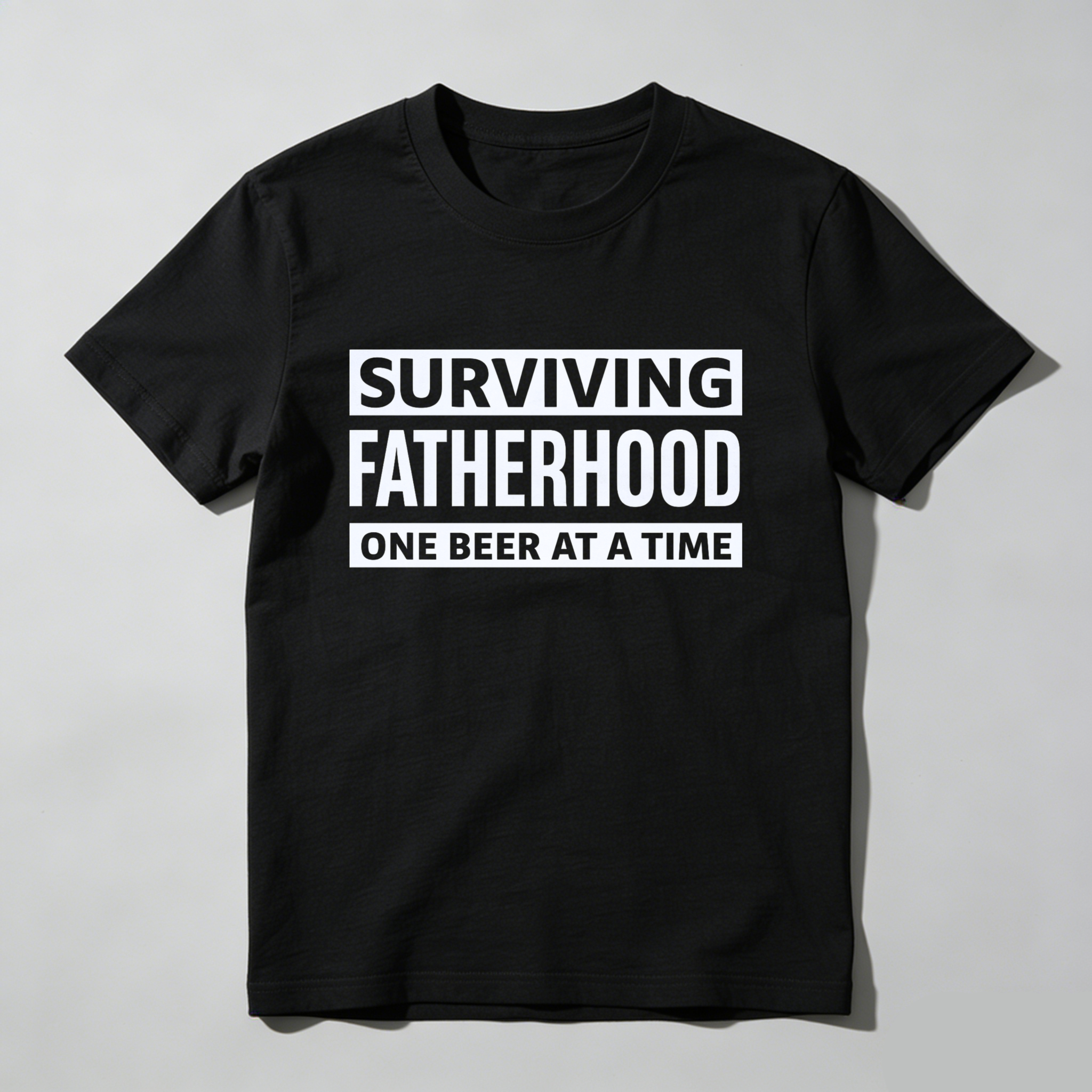 Surviving Fatherhood One Beer At A Time T Shirt Made In Usa