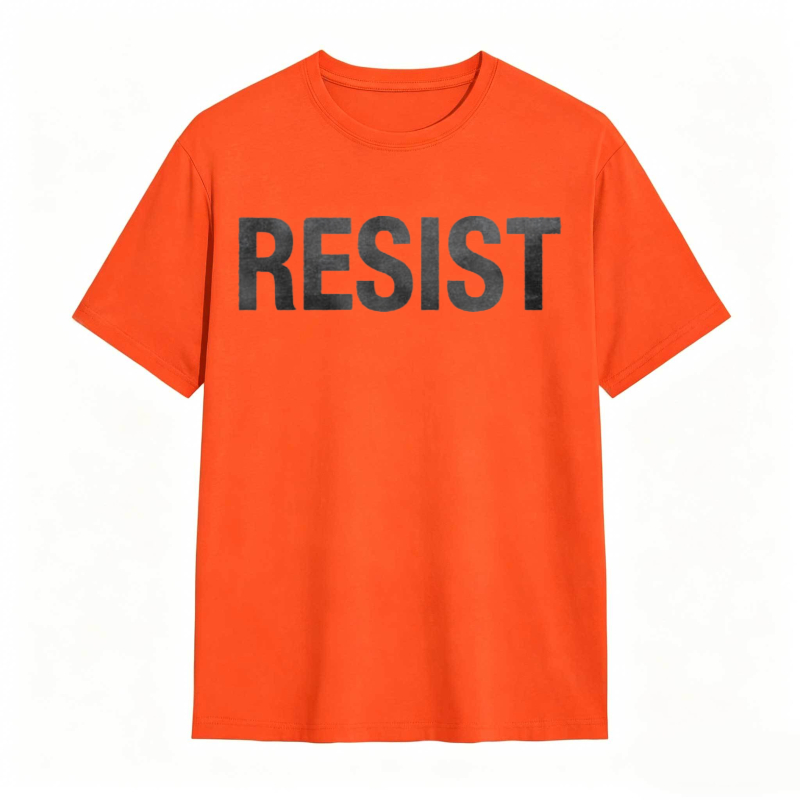Resist Text Graphic T-shirt