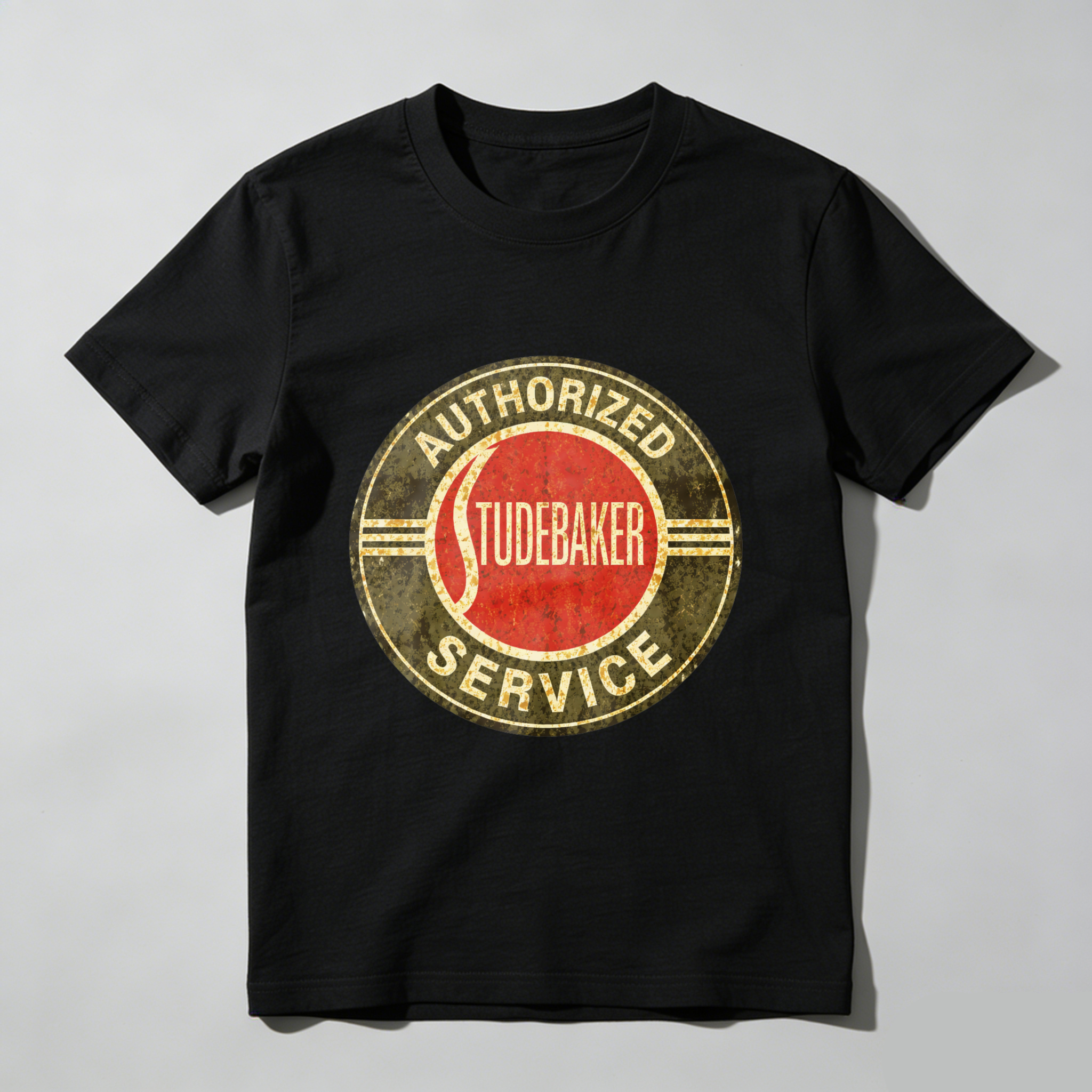 Authorized Studebaker Service Vintage Logo T Shirt Men Women Classic Automotive Retro Design Black Cotton Tee