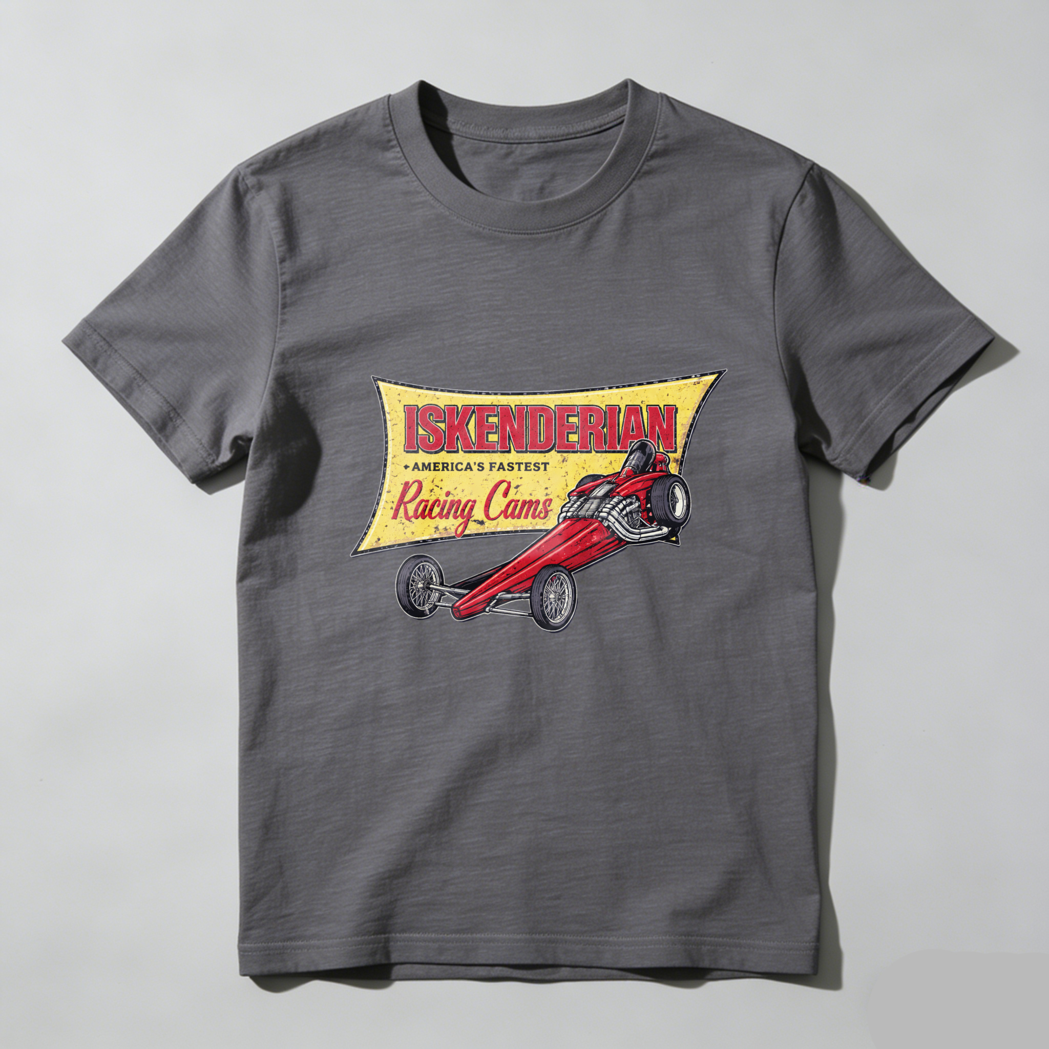 Iskenderian Racing Cams America S Fastest Vintage Hot Rod T Shirt Black