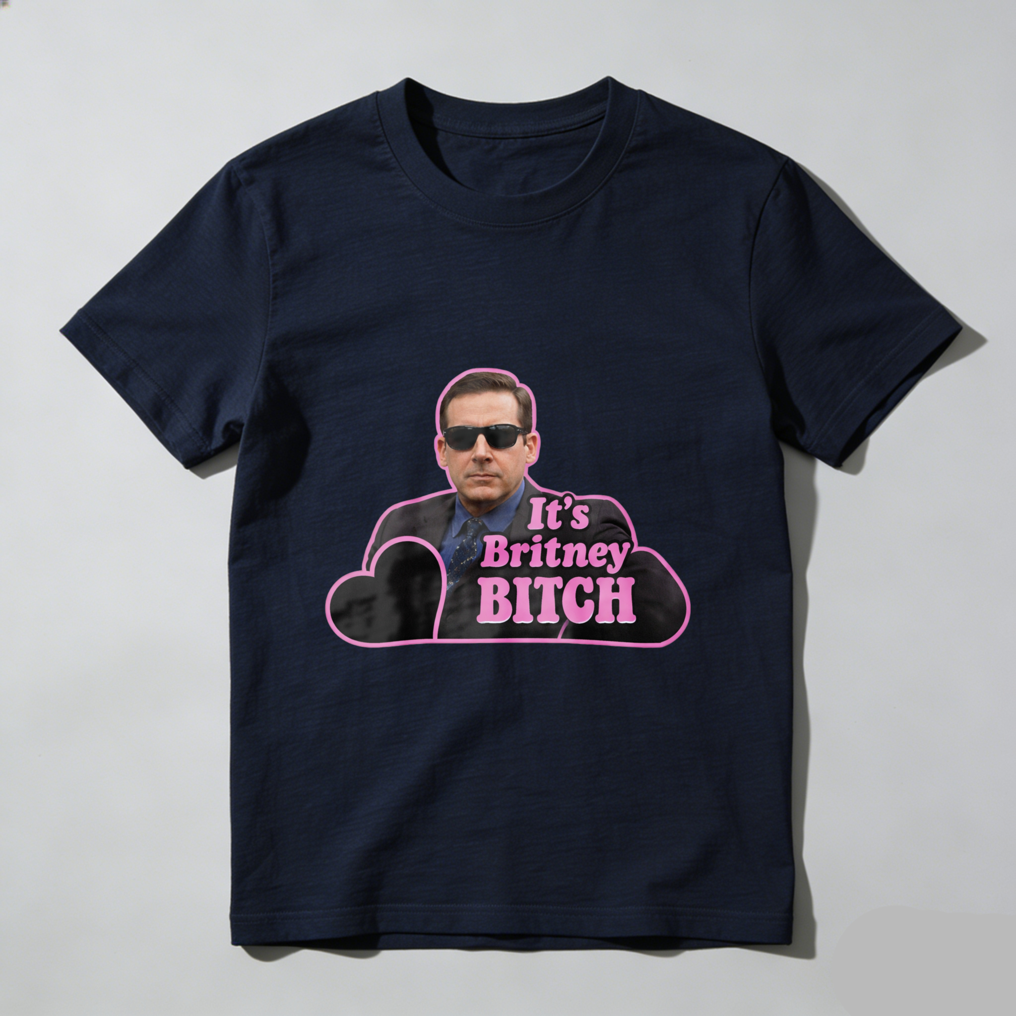 TEECURENT Its Britney Bitch Michael Scott T Shirt Funny Office Space Pop Culture Quote Men Women Unisex Black Cotton Tee Shirt