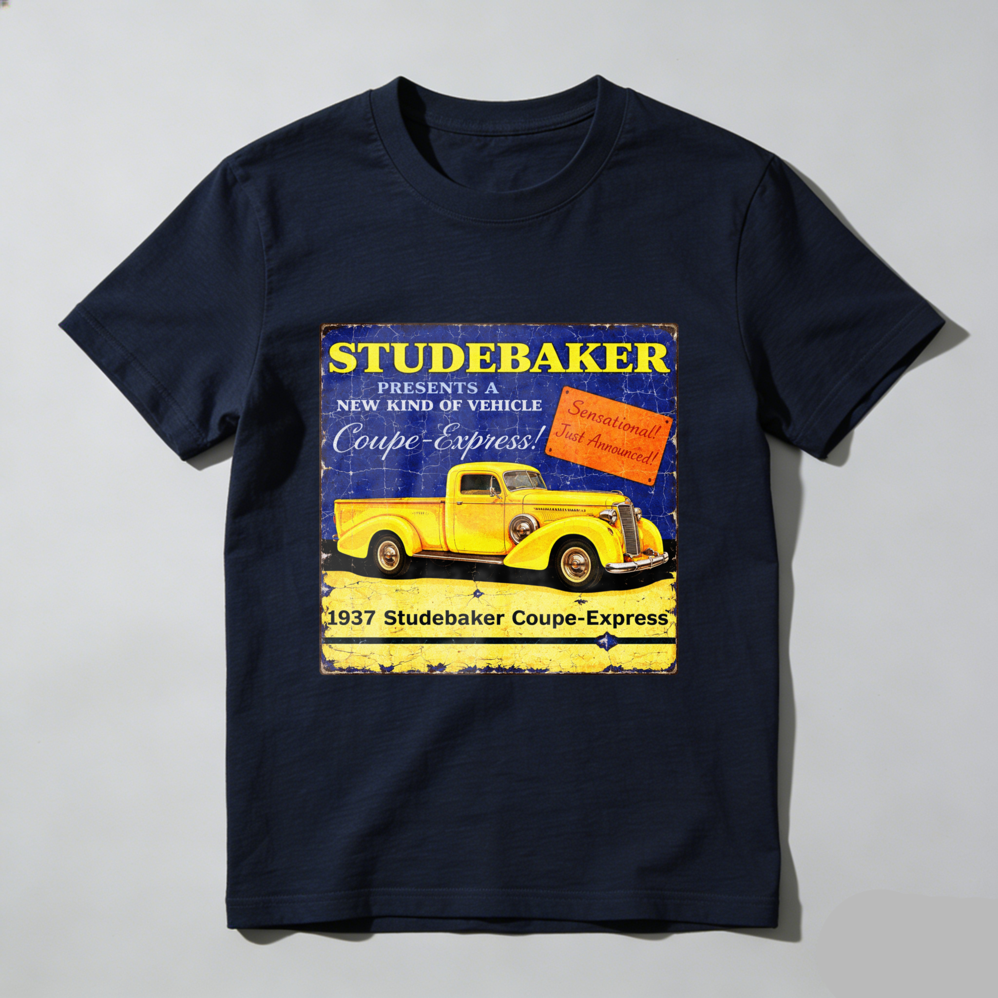 Studebaker 1937 Coupe Express Vintage Car Advertisement T Shirt