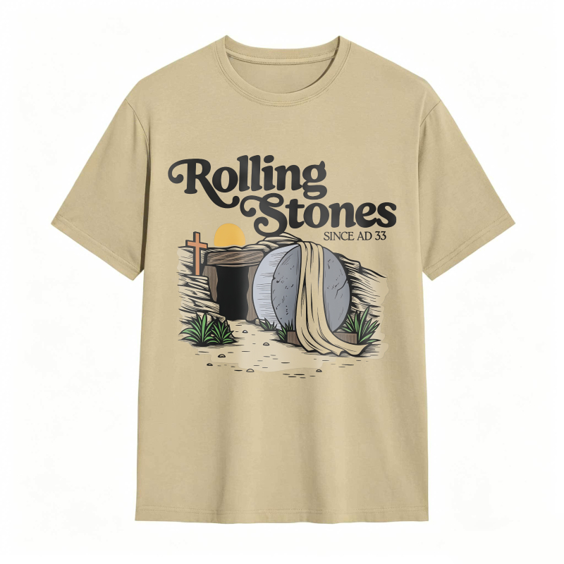 Rolling Stones Since Ad 33 Easter Tomb Scene Unisex Classic T-shirt