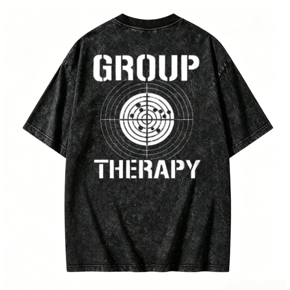 Group Therapy Target Graphic Washed T-shirt