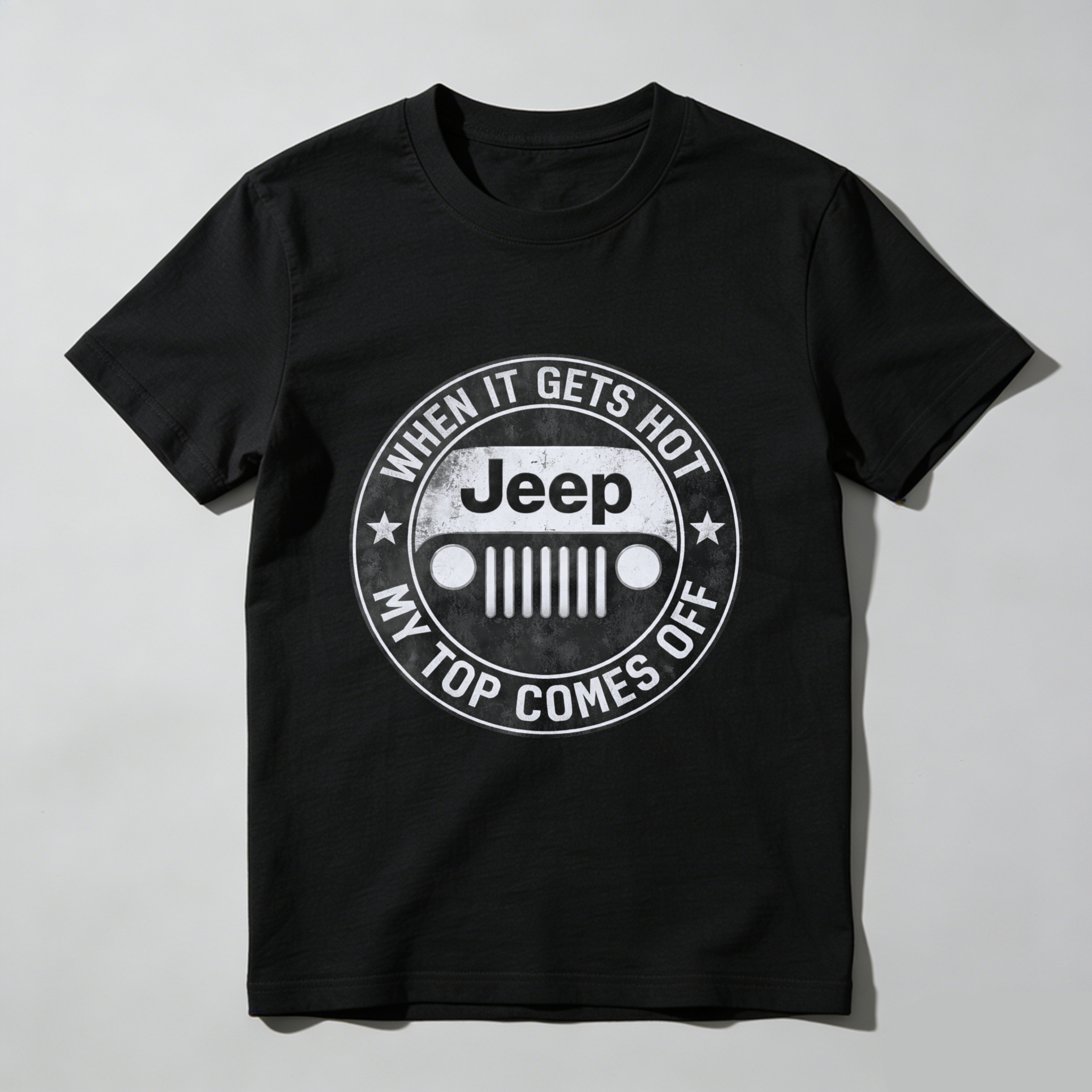 When It Gets Hot My Top Comes Off Jeep T Shirt For Jeep Lovers And Outdoor Enthusiasts