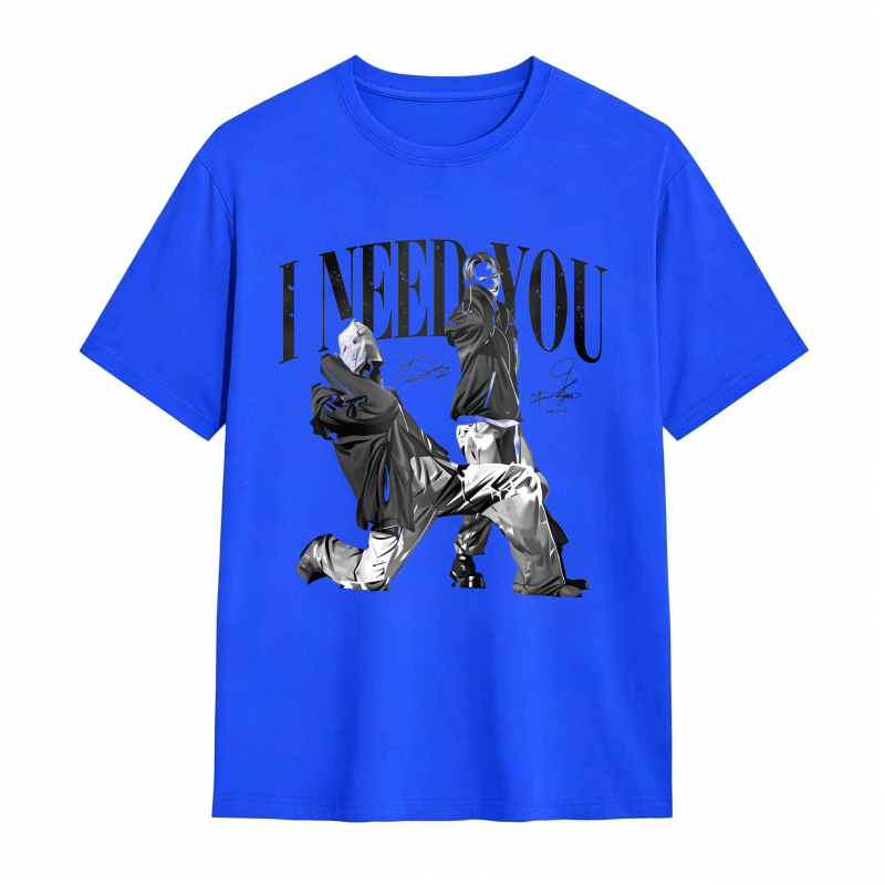 I Need You K-POP World Tour 2026 Vintage Hip Hop Graphic Tee