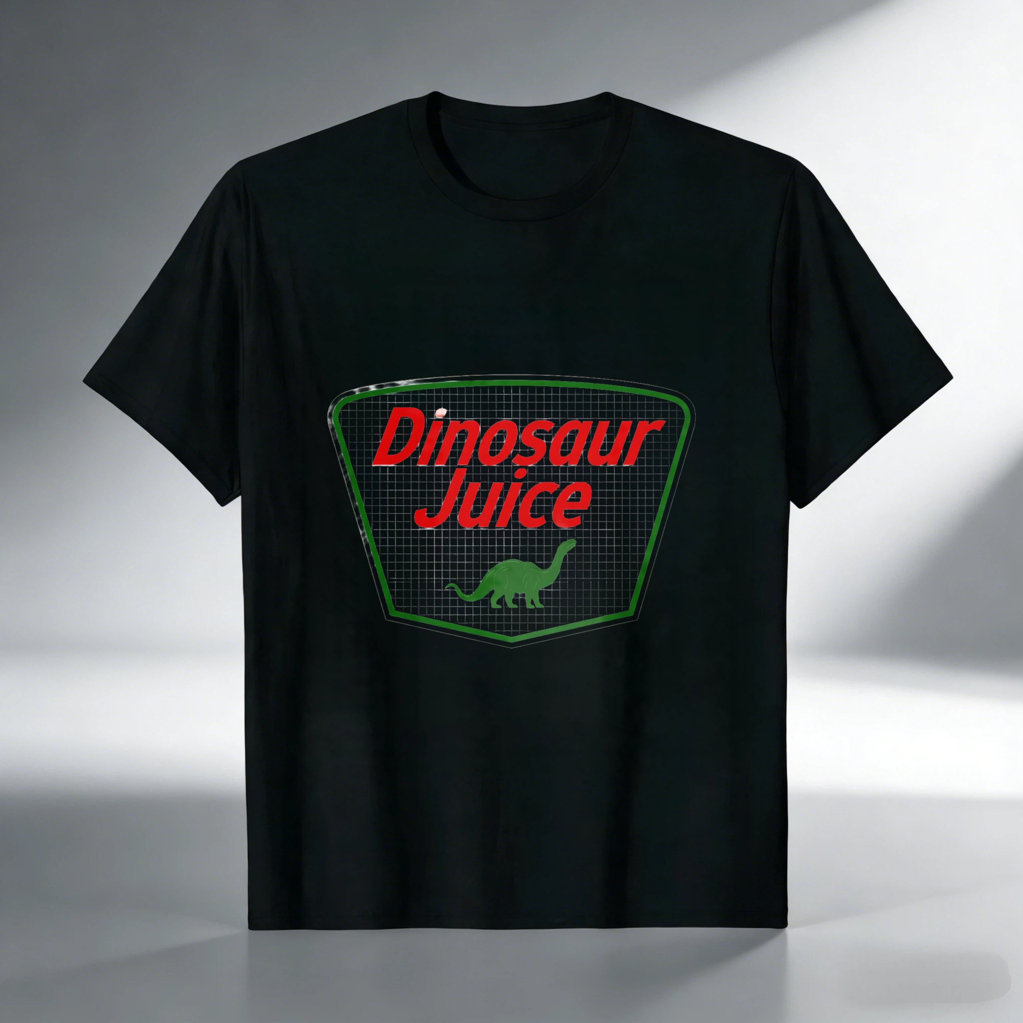 Dinosaur Juice T Shirt Black Dino Design Graphic Tee Men Women Unisex Casual Wear
