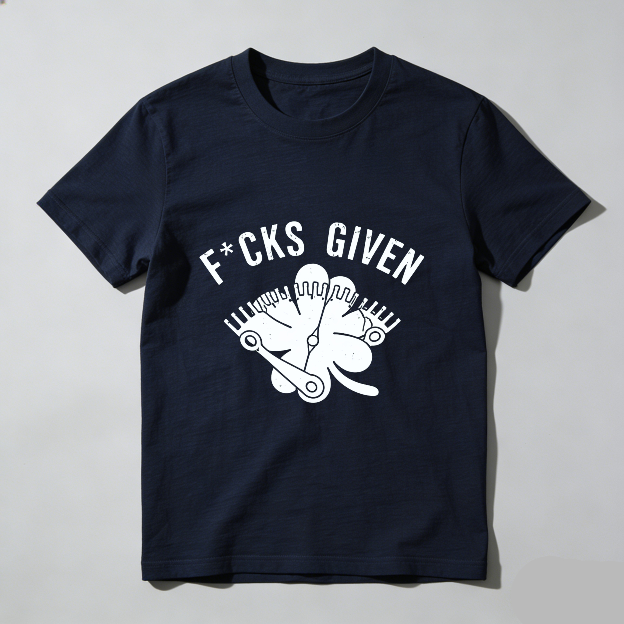 TEECURENT F Cks Given Clock Shirt With Clover Design Black T-Shirt For Men And Women Casual Wear Statement Tee