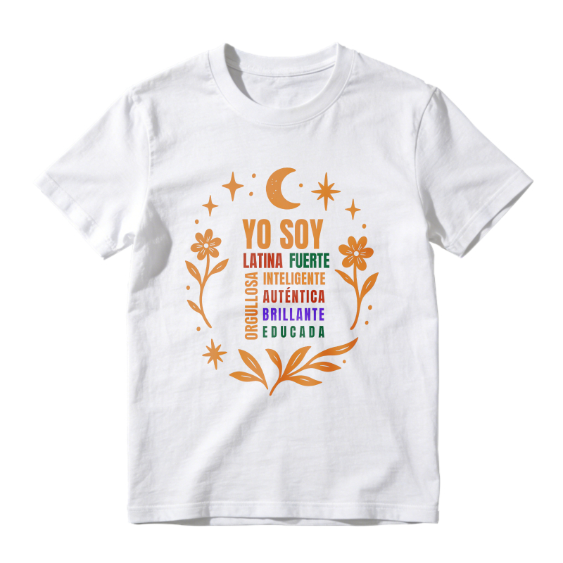 Latin Woman Strong Intelligent Authentic Brilliant Educated Design Unisex Classic T-shirt