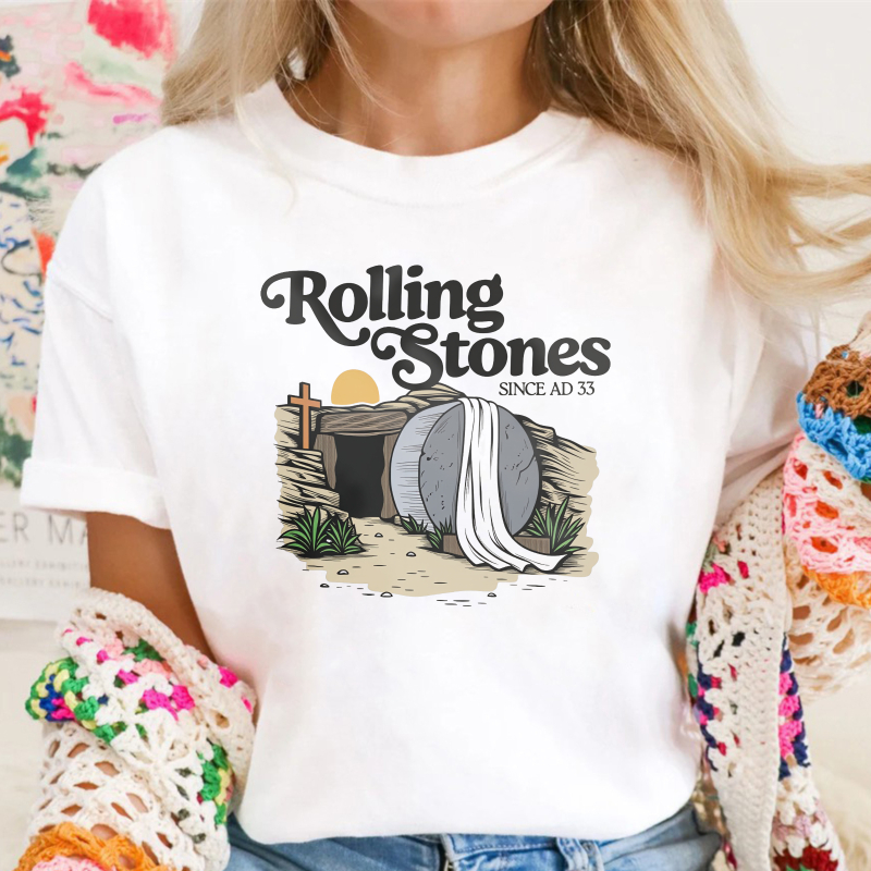 Rolling Stones Since Ad 33 Easter Tomb Scene Unisex Classic T-shirt