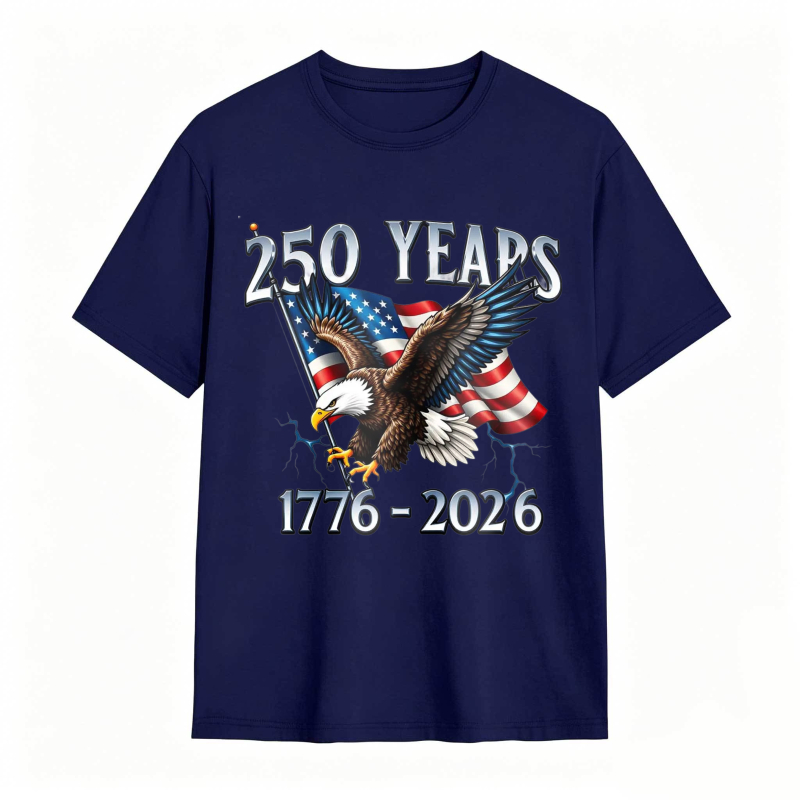 American Eagle Independence Day 250 Years 1776-2026 T-Shirt