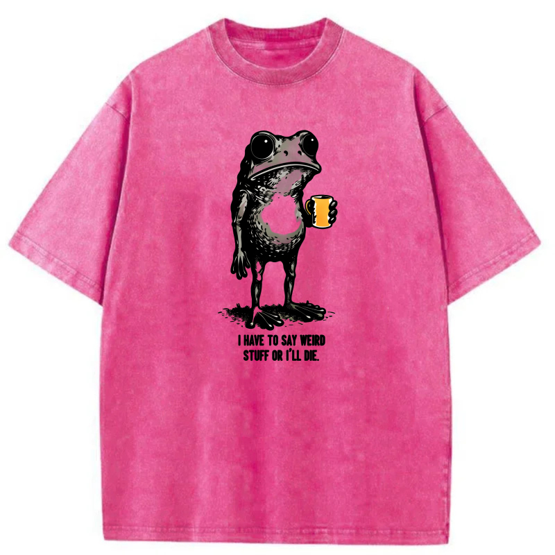 Frog Holding Beer With Text Below tshirt 100% cotton