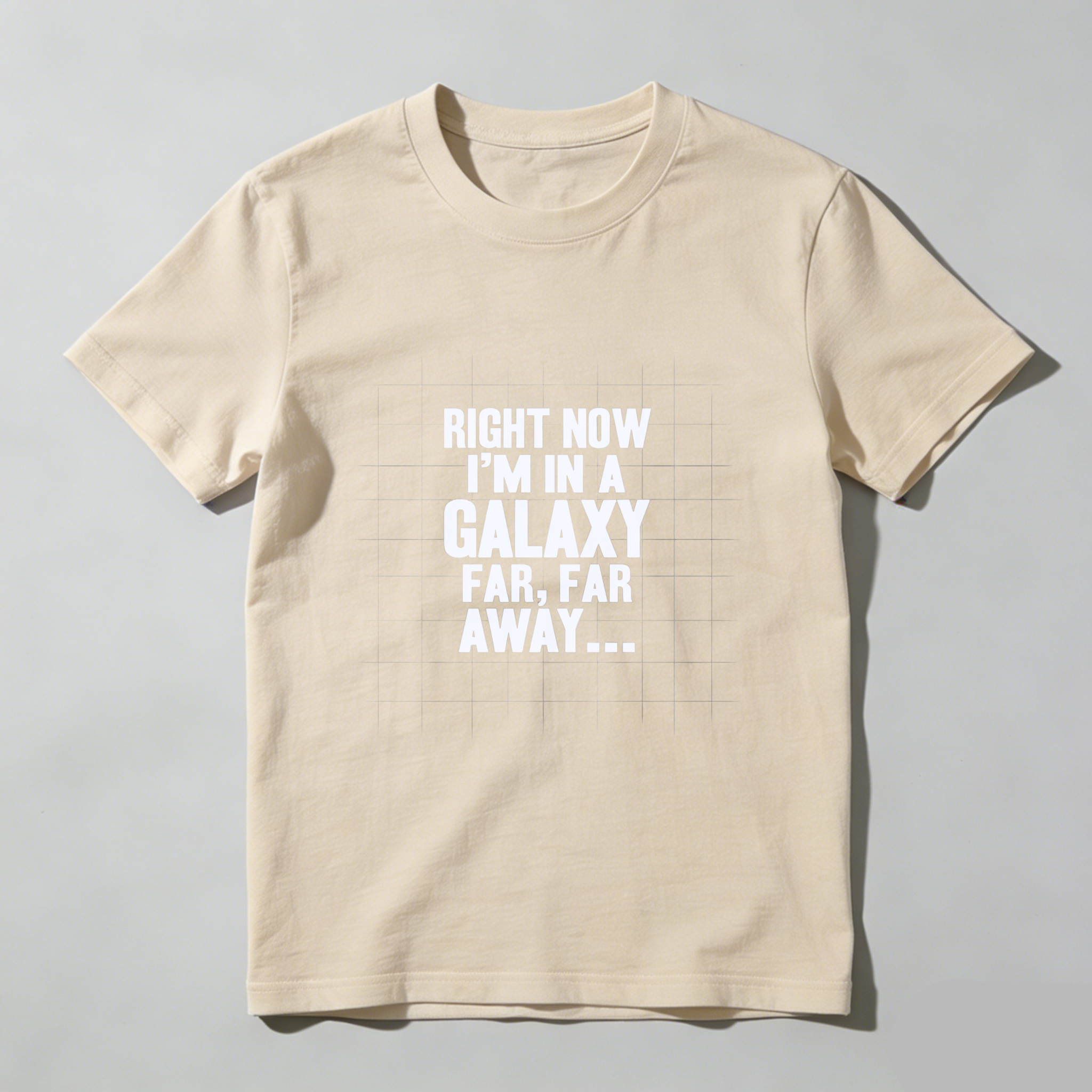 TEECURENT Right Now Im In A Galaxy Far Far Away T Shirt Star Wars Inspired Funny Quote Graphic Tee For Men Women Unisex Casual Wear WOMEN