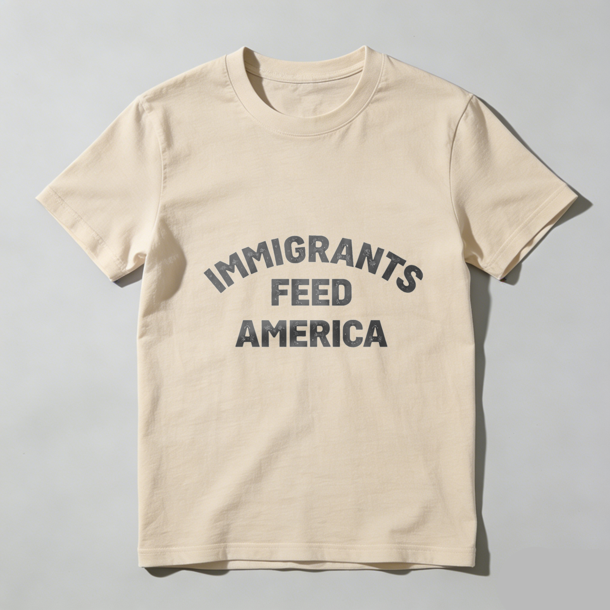 TEECURENTImmigrants Feed America T Shirt Black Unisex Cotton Graphic Tee For Men Women And Kids-TeeCurent