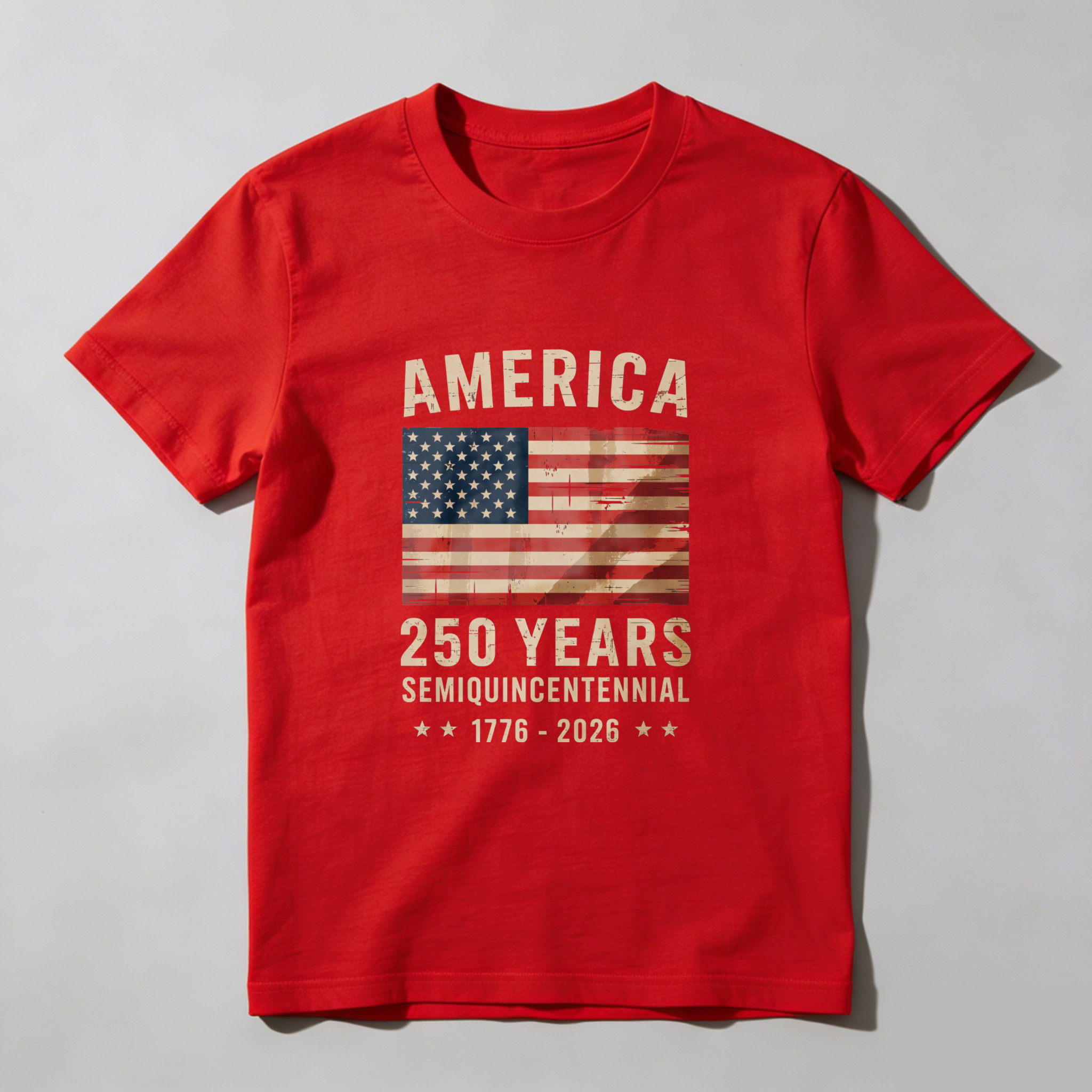 America 250 Years Semiquincentennial 1776 2026 Usa Flag Independence Day Celebration T Shirt