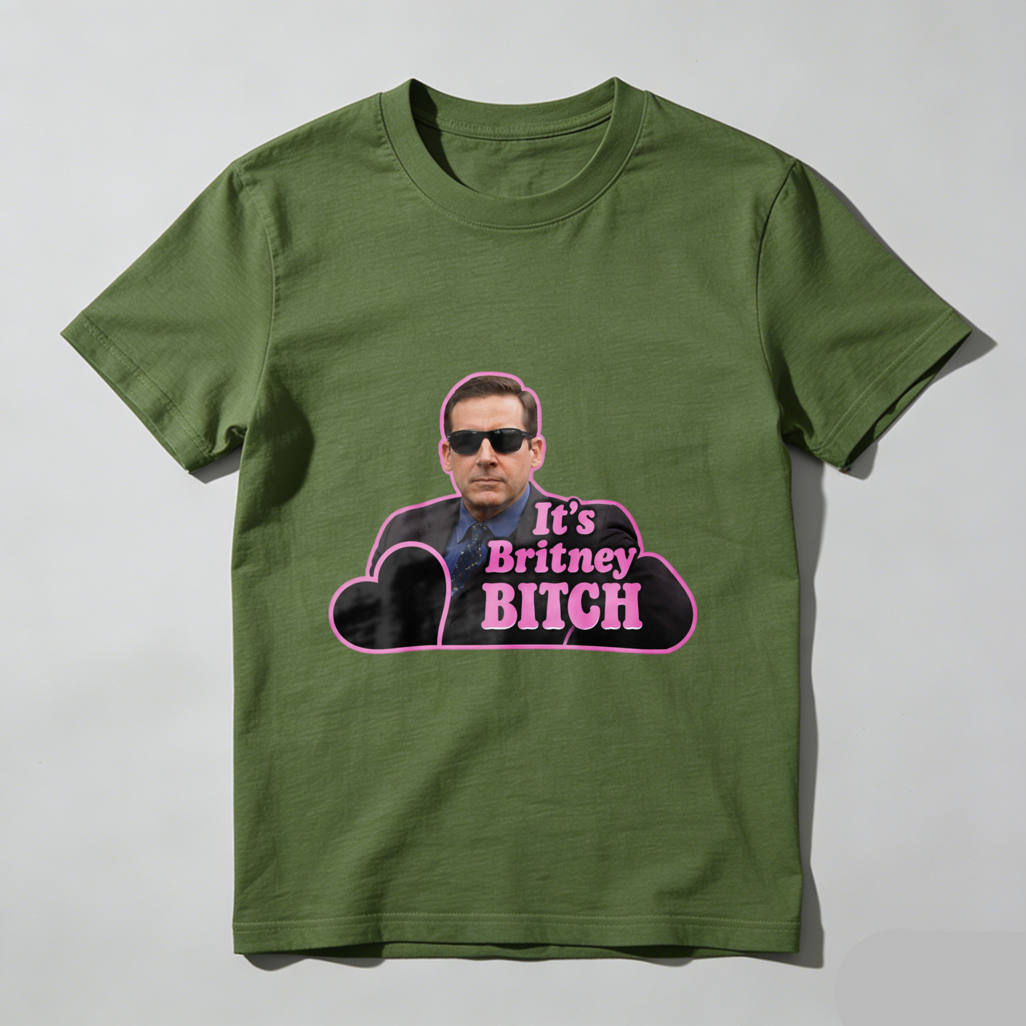 TEECURENT Its Britney Bitch Michael Scott T Shirt Funny Office Space Pop Culture Quote Men Women Unisex Black Cotton Tee Shirt