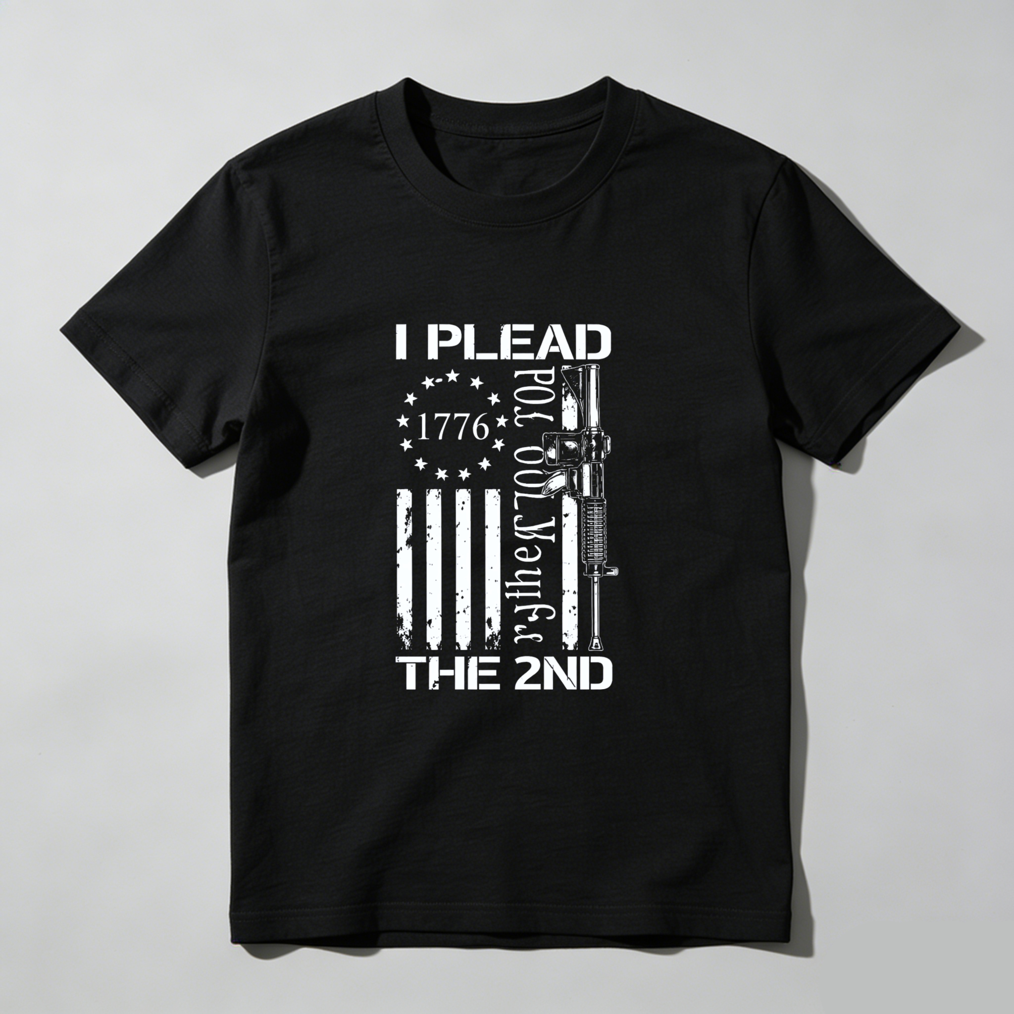 I Plead The 2nd Amendment Gun Rights T Shirt Made In Usa