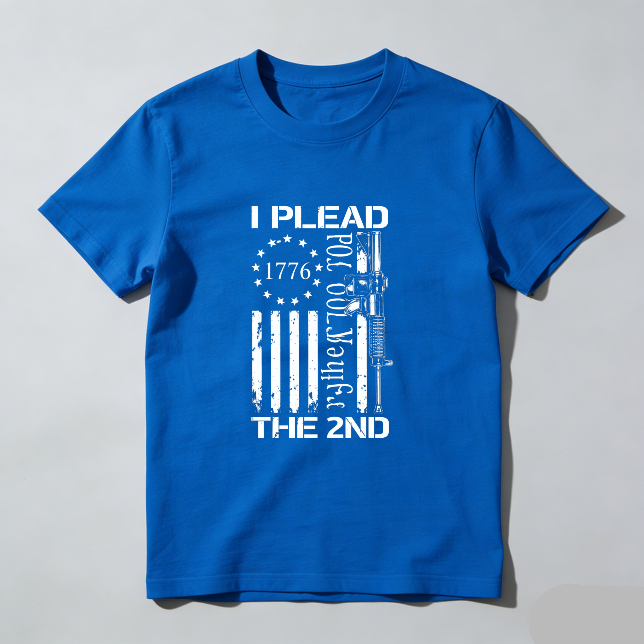 I Plead The 2nd Amendment Gun Rights T Shirt Made In Usa