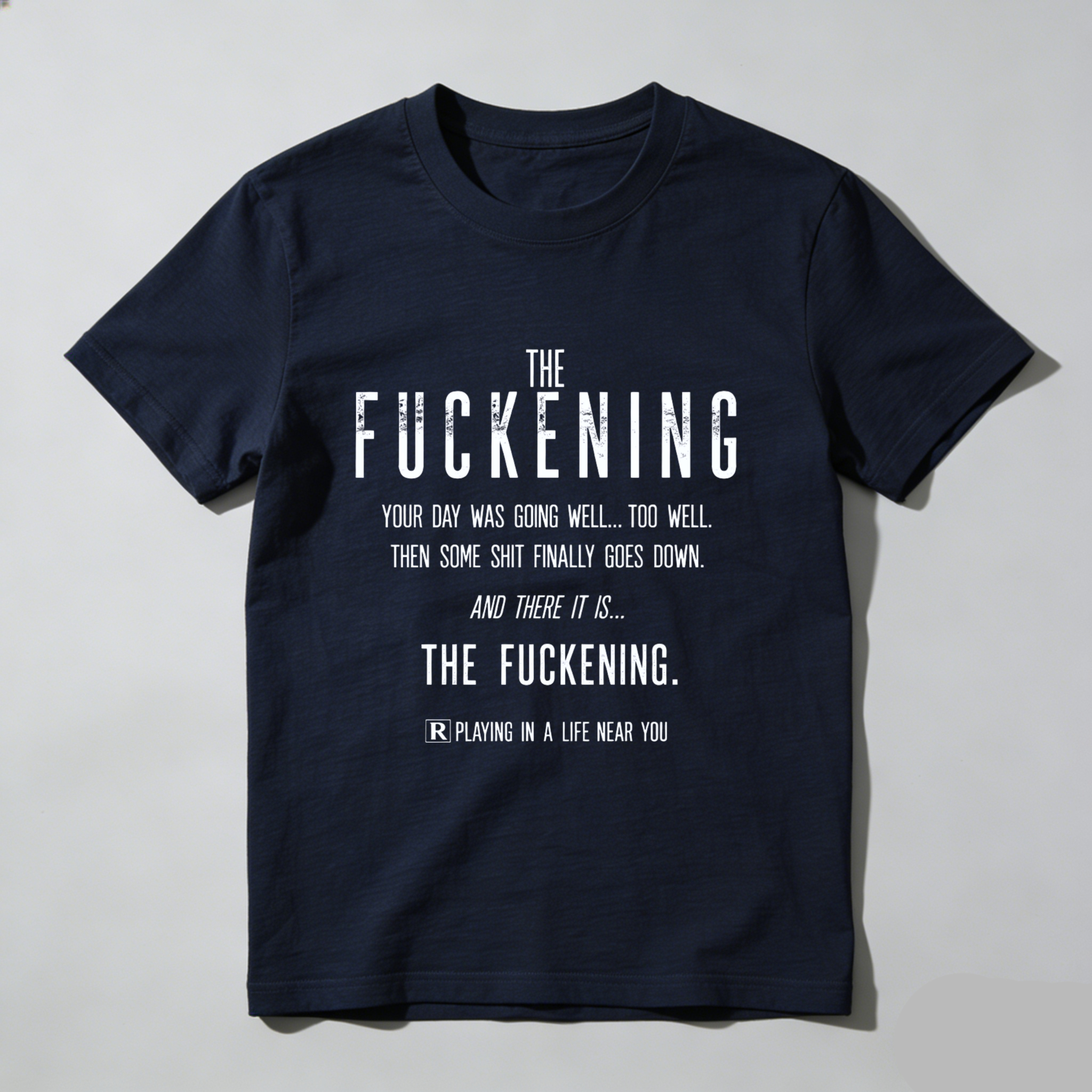 TEECURENT The Fuckening T-Shirt Funny Sarcastic Humor Shirt For Men Women Relatable Life Quote Graphic Tee Black Casual Wear