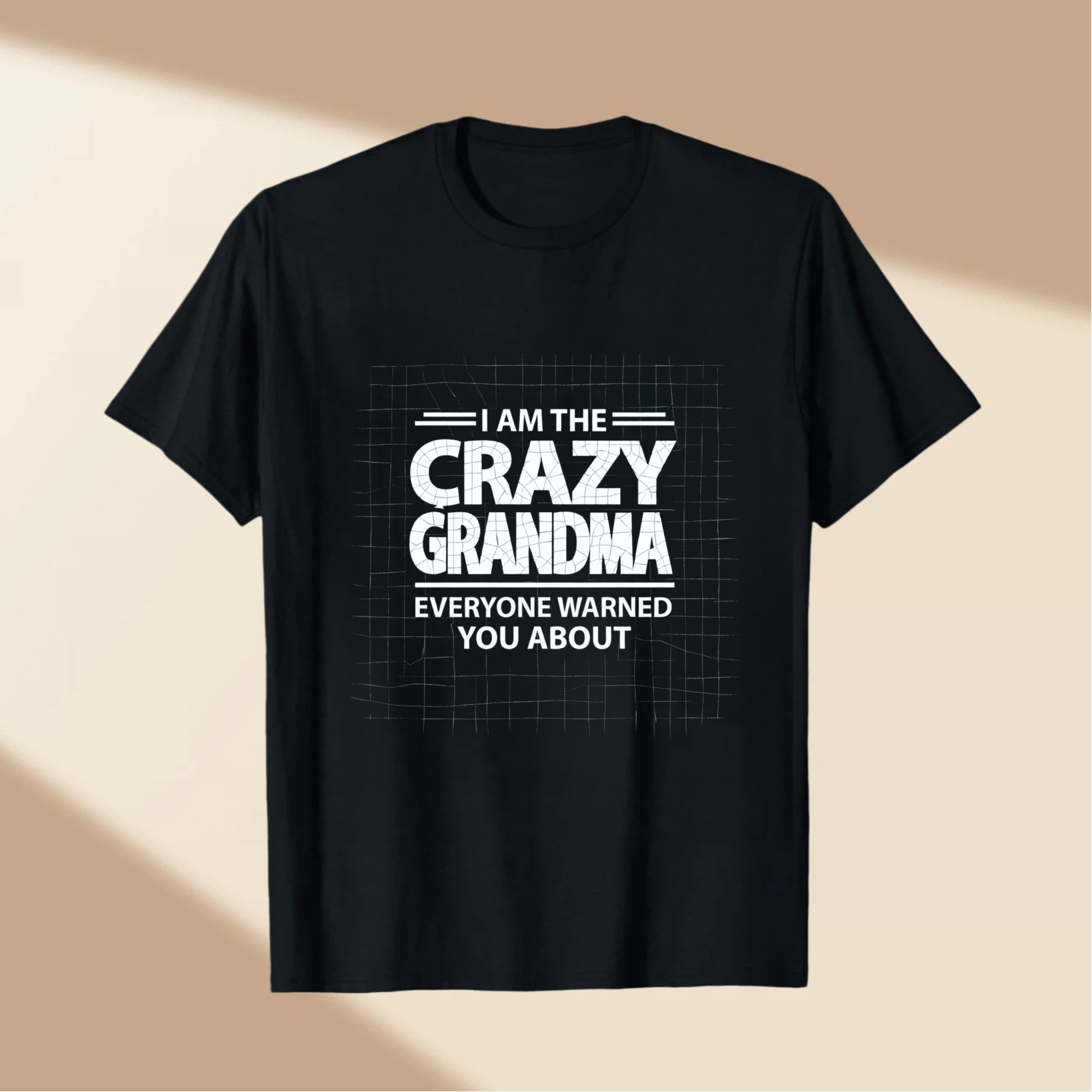 TEECURENT I Am The Crazy Grandma Everyone Warned You About T Shirt WOMEN