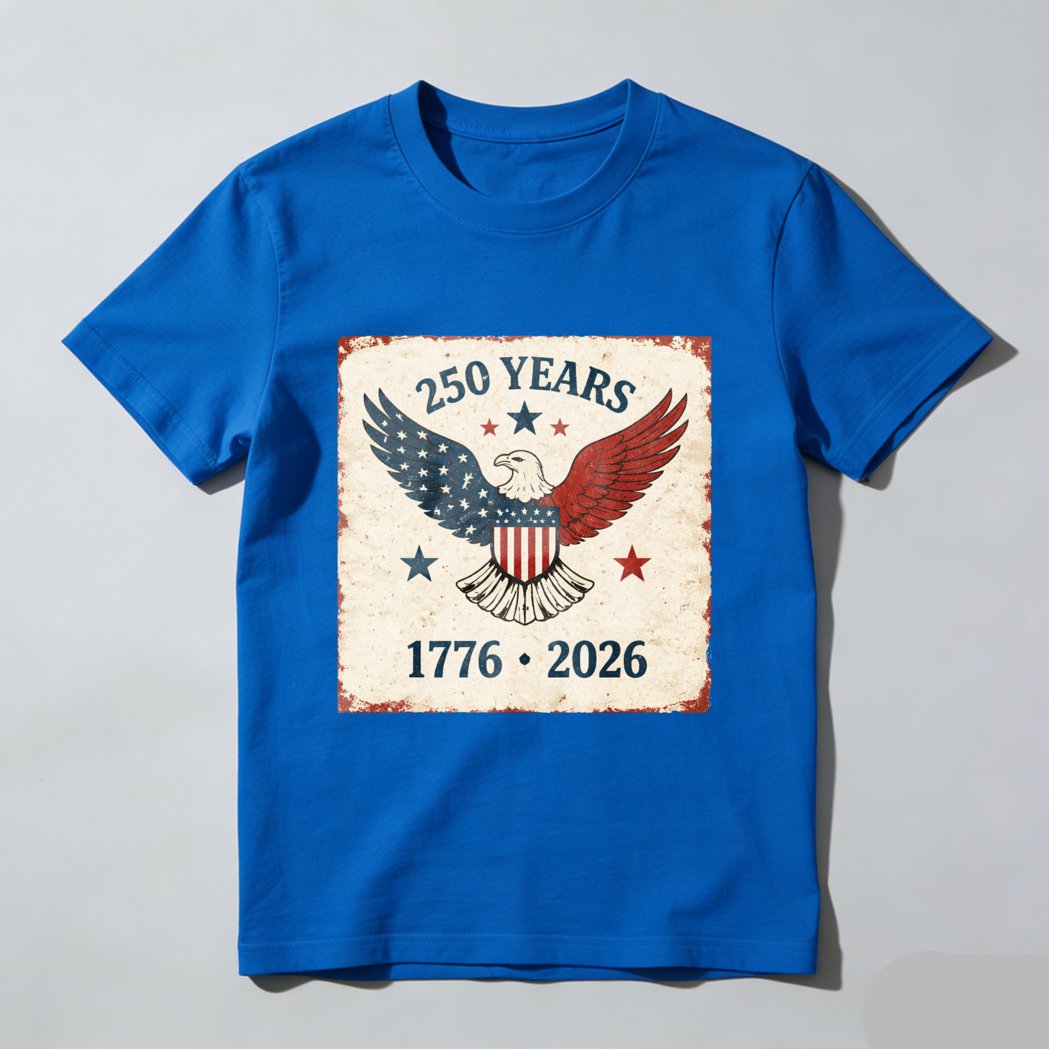 250 Years America Independence Day 1776 2026 Eagle Patriotic T Shirt