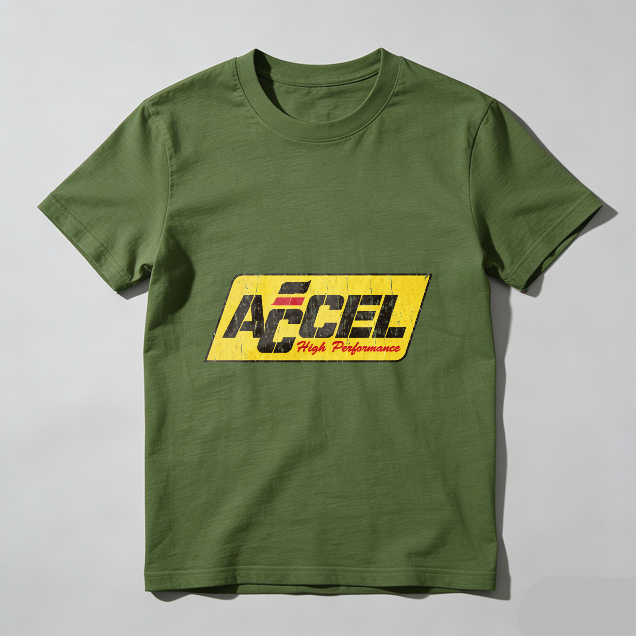 Accel High Performance Logo T Shirt Black Men Women Casual Wear Sport Style Graphic Tee