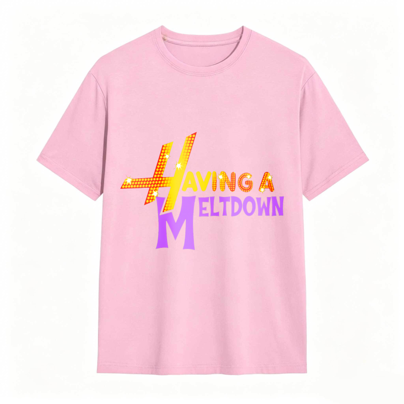 Having A Meltdown With Lightning Bolt Design Unisex Classic T-shirt