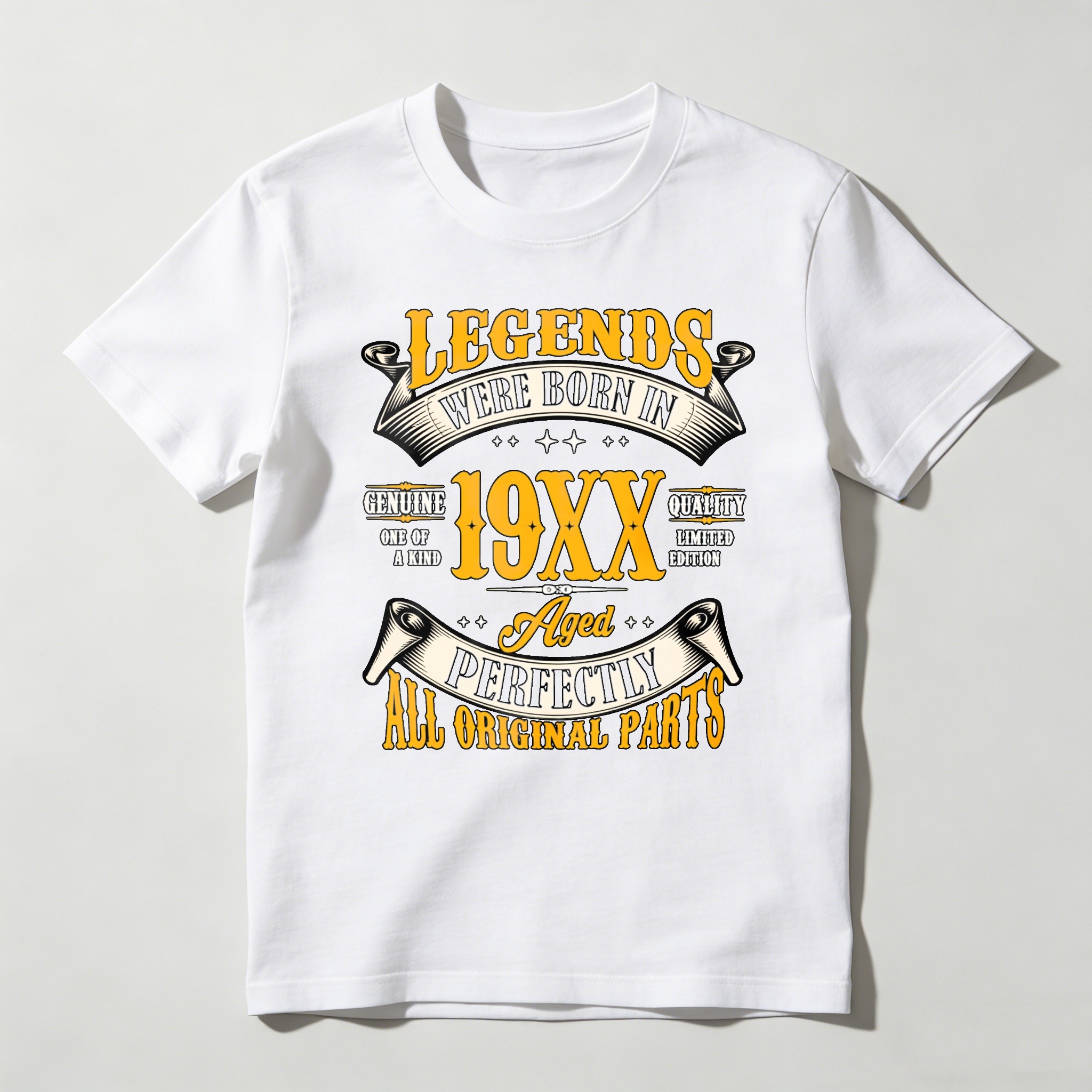 Legends Were Born In 19XX Aged Perfectly All Original Parts Unisex Classic T-shirt