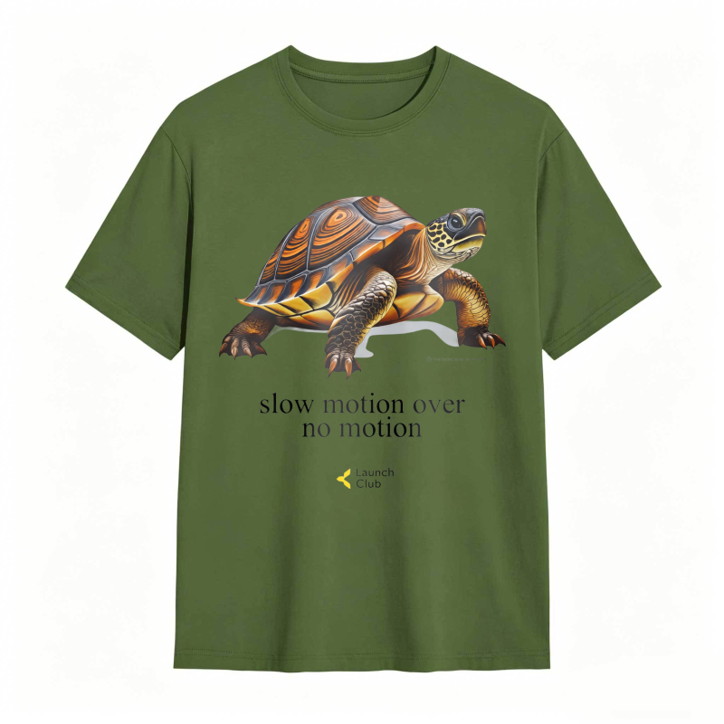 Turtle Slow Motion Over No Motion Unisex Classic T-shirt