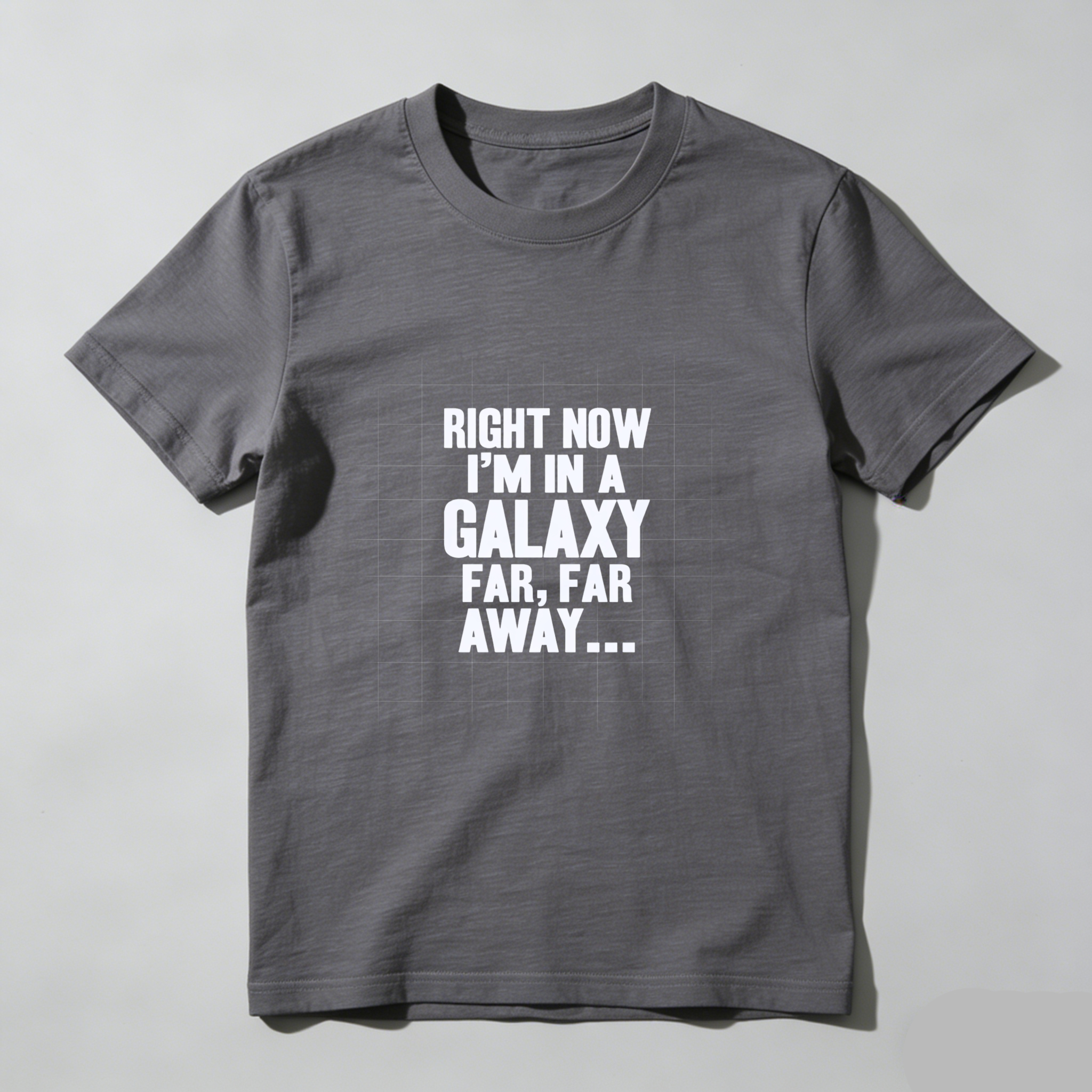 TEECURENT Right Now Im In A Galaxy Far Far Away T Shirt Star Wars Inspired Funny Quote Graphic Tee For Men Women Unisex Casual Wear WOMEN