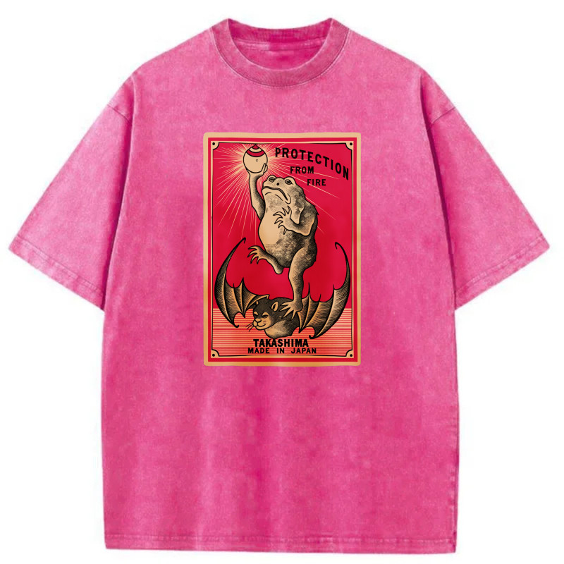 Protection From Fire Takashima Made In Japan tshirt 100% cotton
