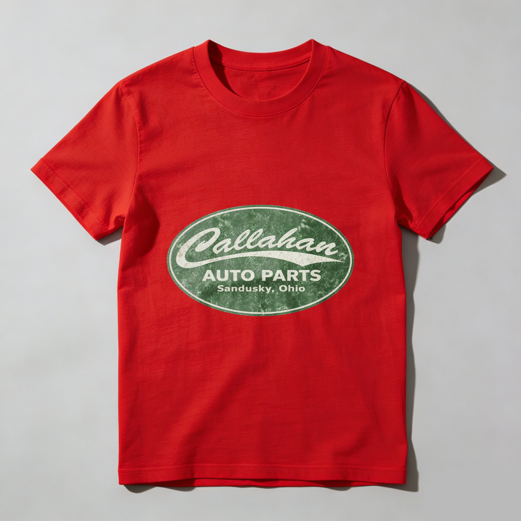 Callahan Auto Parts Sandusky Ohio Vintage Logo T Shirt Men Women Unisex Classic Cotton Tee Shirt