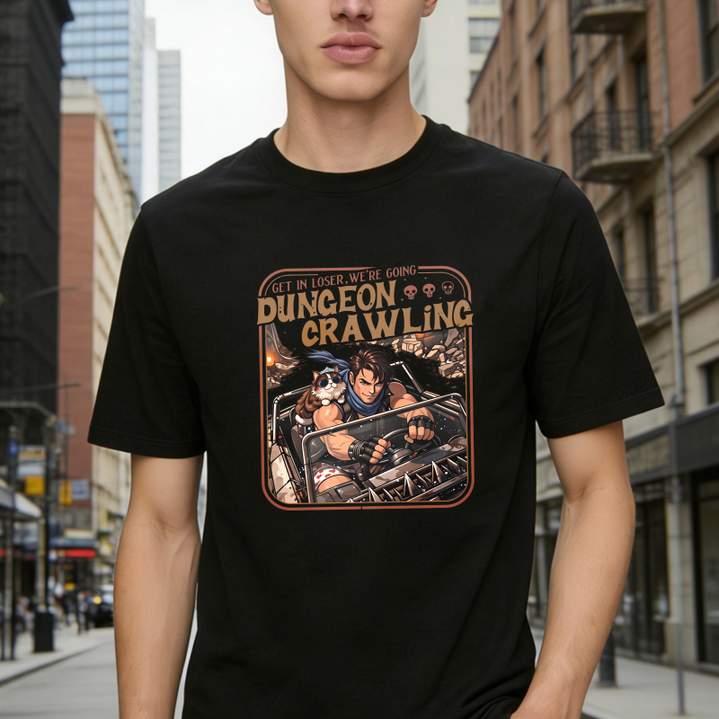 Dungeon Crawling Funny Gamer Fantasy Tee