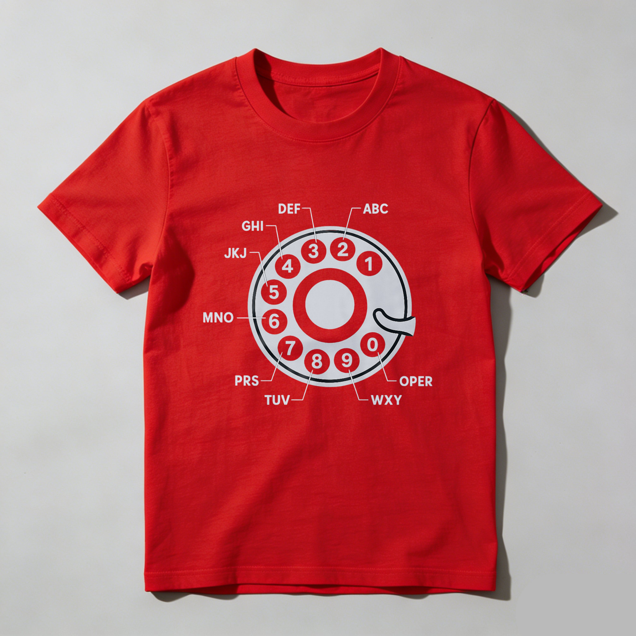 Retro Telephone Dial Design T Shirt Made In Usa Classic Black Graphic Tee For Men And Women Vintage Communication Style Apparel