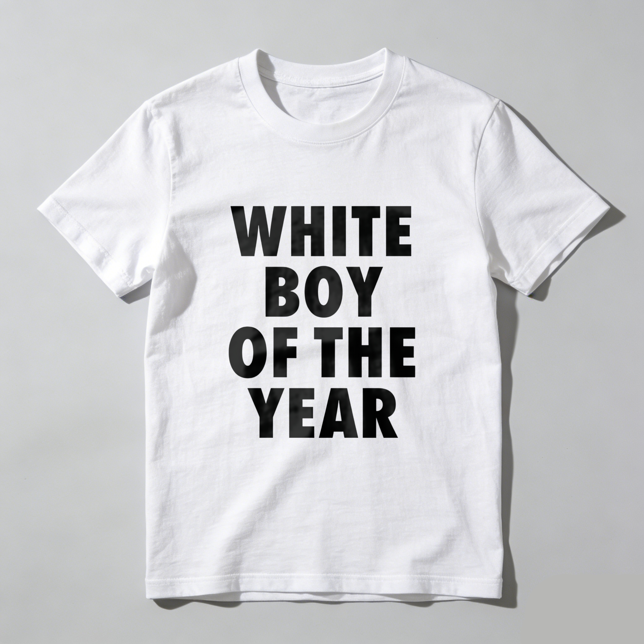 Casual, Men's T-Shirt, White Boy Of The Year, Everyday Wear, Gift For Him