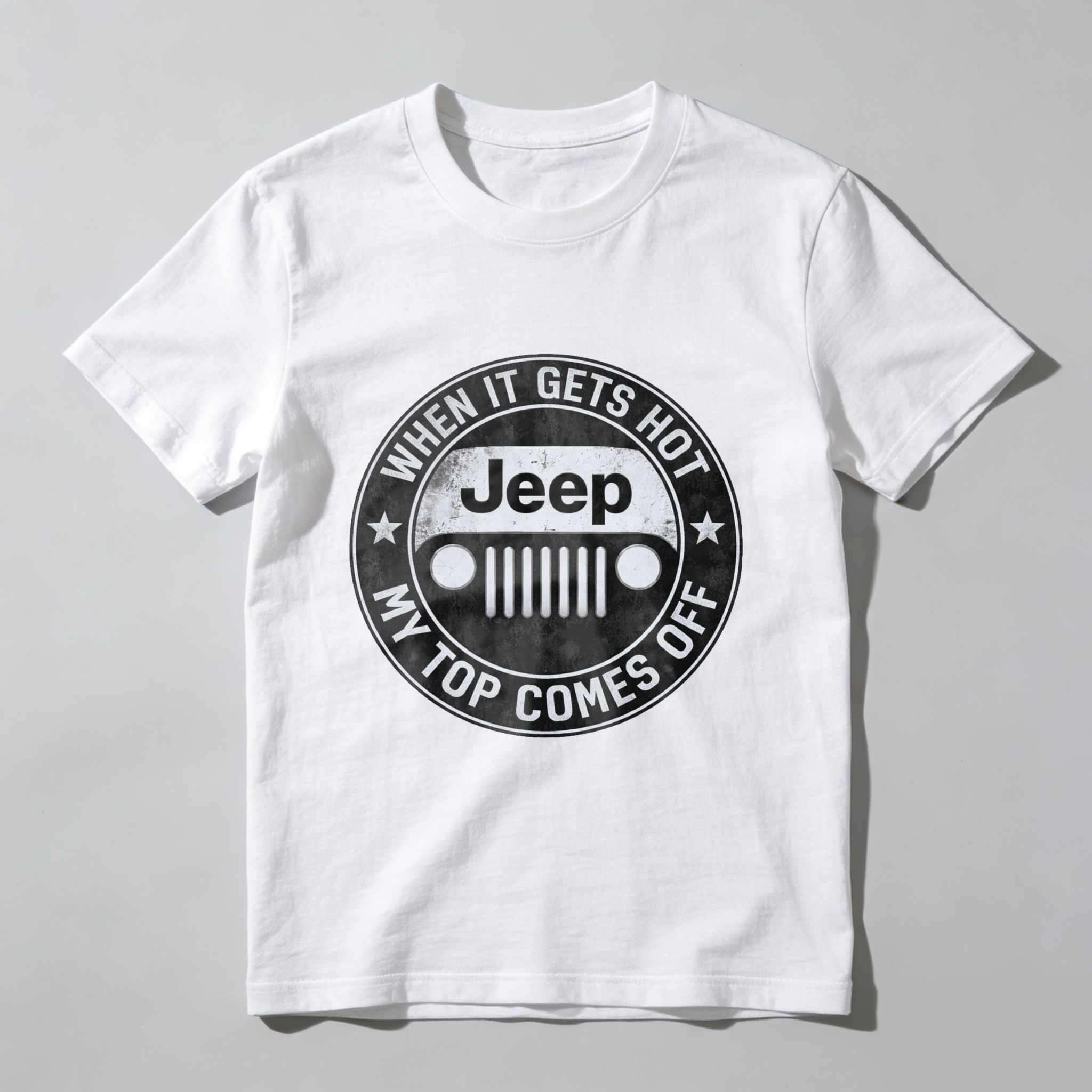 When It Gets Hot My Top Comes Off Jeep T Shirt For Jeep Lovers And Outdoor Enthusiasts