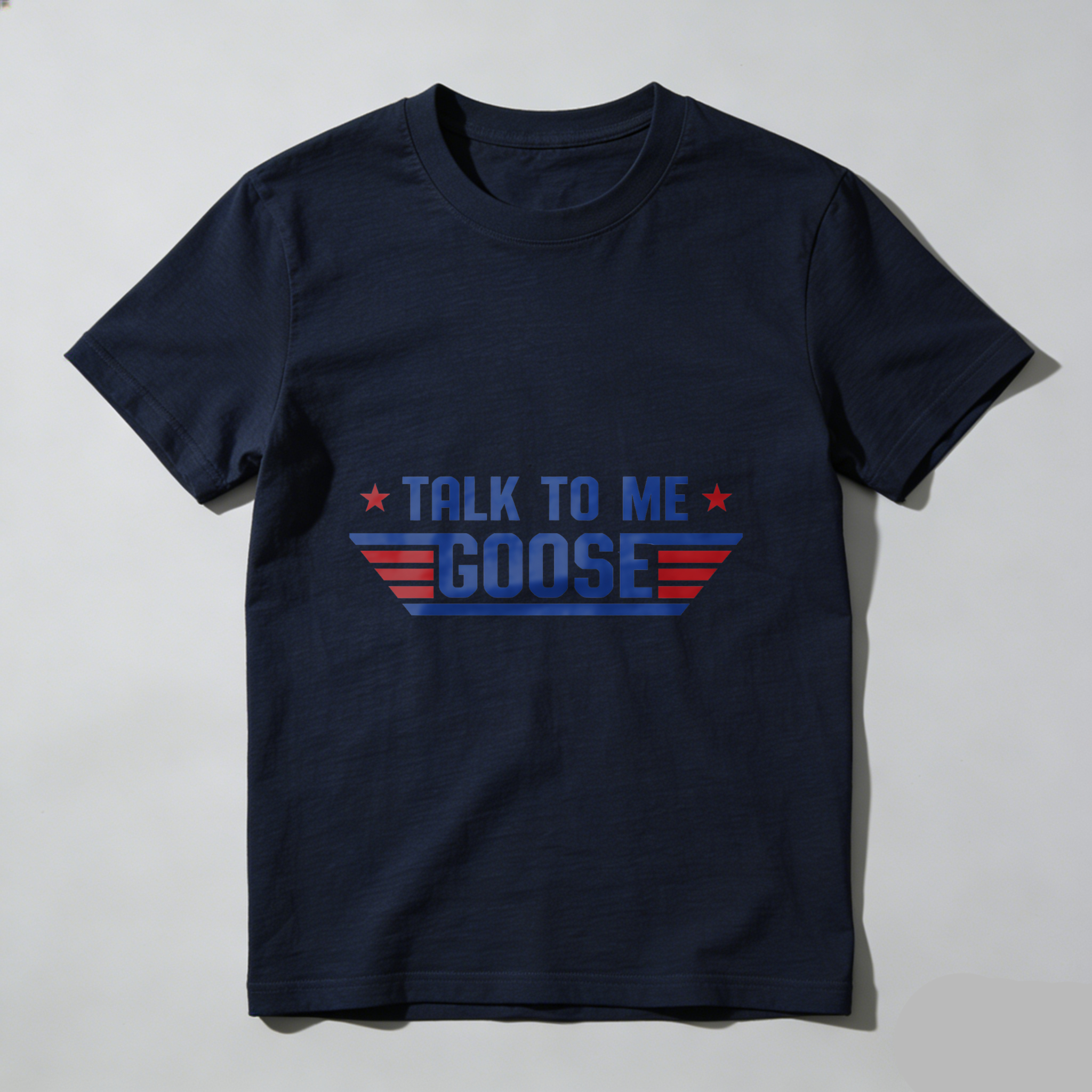 TEECURENT Talk To Me Goose T Shirt Top Movie Quote Top Gun Inspired Design Black Cotton Casual Wear For Men And Women